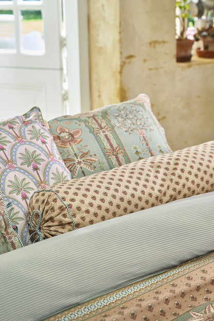 Pip Studio Jaipur Flower Kissen - Grün