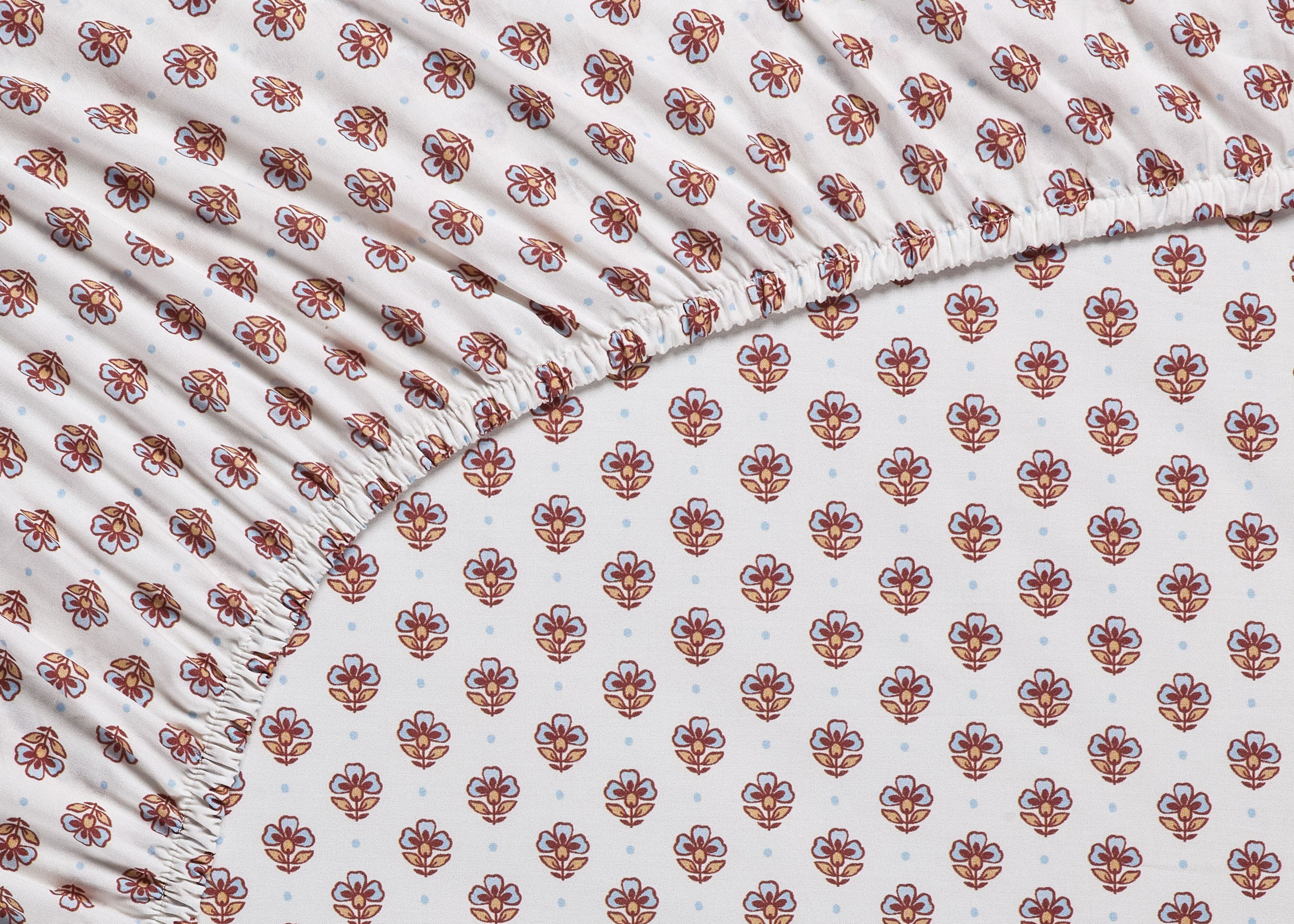 Licht blauw Spannbettlaken - Baumwolle - Hellblau