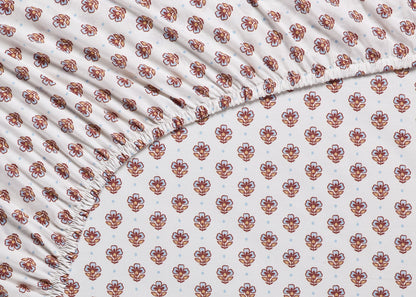 Licht blauw Spannbettlaken - Baumwolle - Hellblau