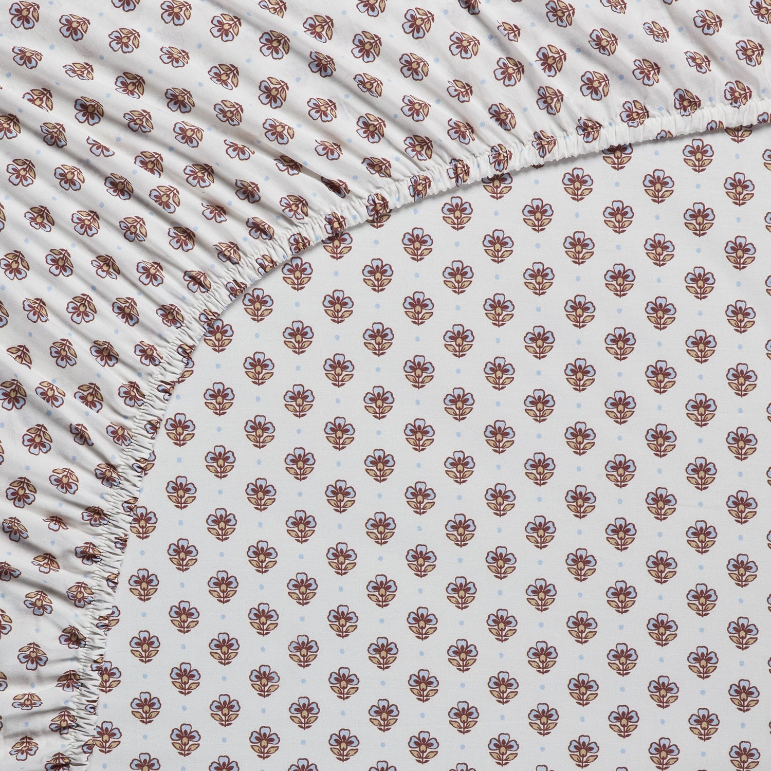 Licht blauw Spannbettlaken - Baumwolle - Hellblau