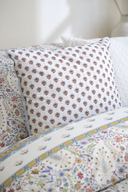 Pip Studio Jaipur Flower Kissen - Hellblau