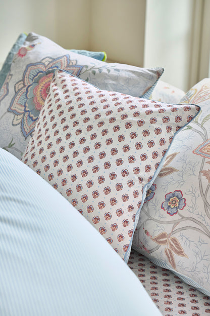Pip Studio Jaipur Flower Kissen - Hellblau