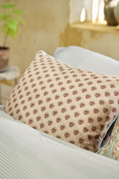Pip Studio Jaipur Flower Kissen - Grün