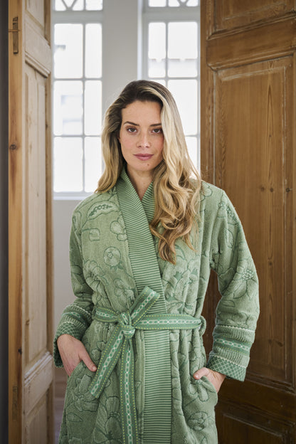 Pip Studio Jasmin Jacquard Frottier - Grün