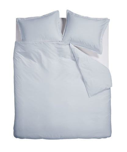 Ambiante Satin Uni Bettwäsche - Hellblau