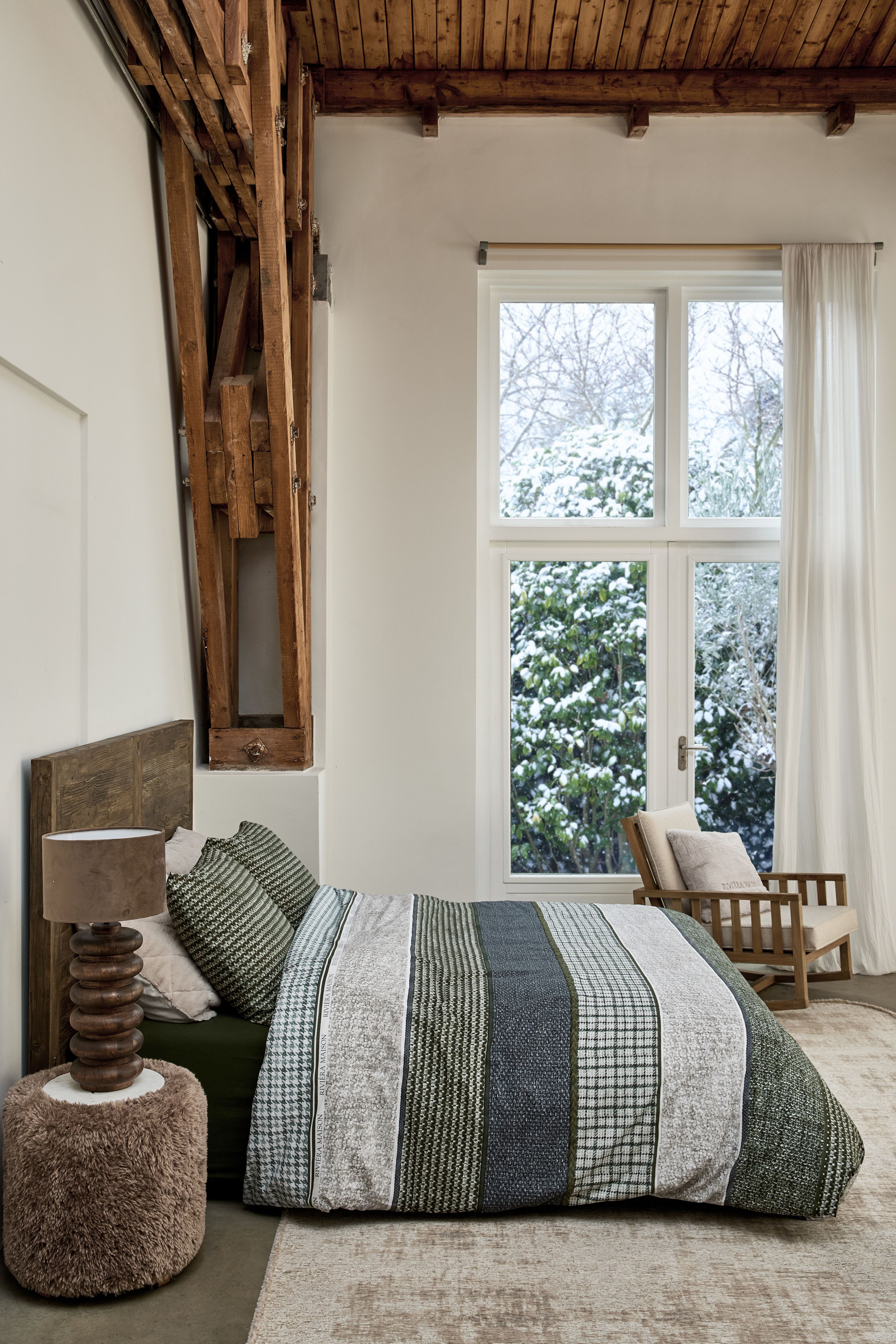Rivièra Maison Tailor Bettwäsche - Blaugrün