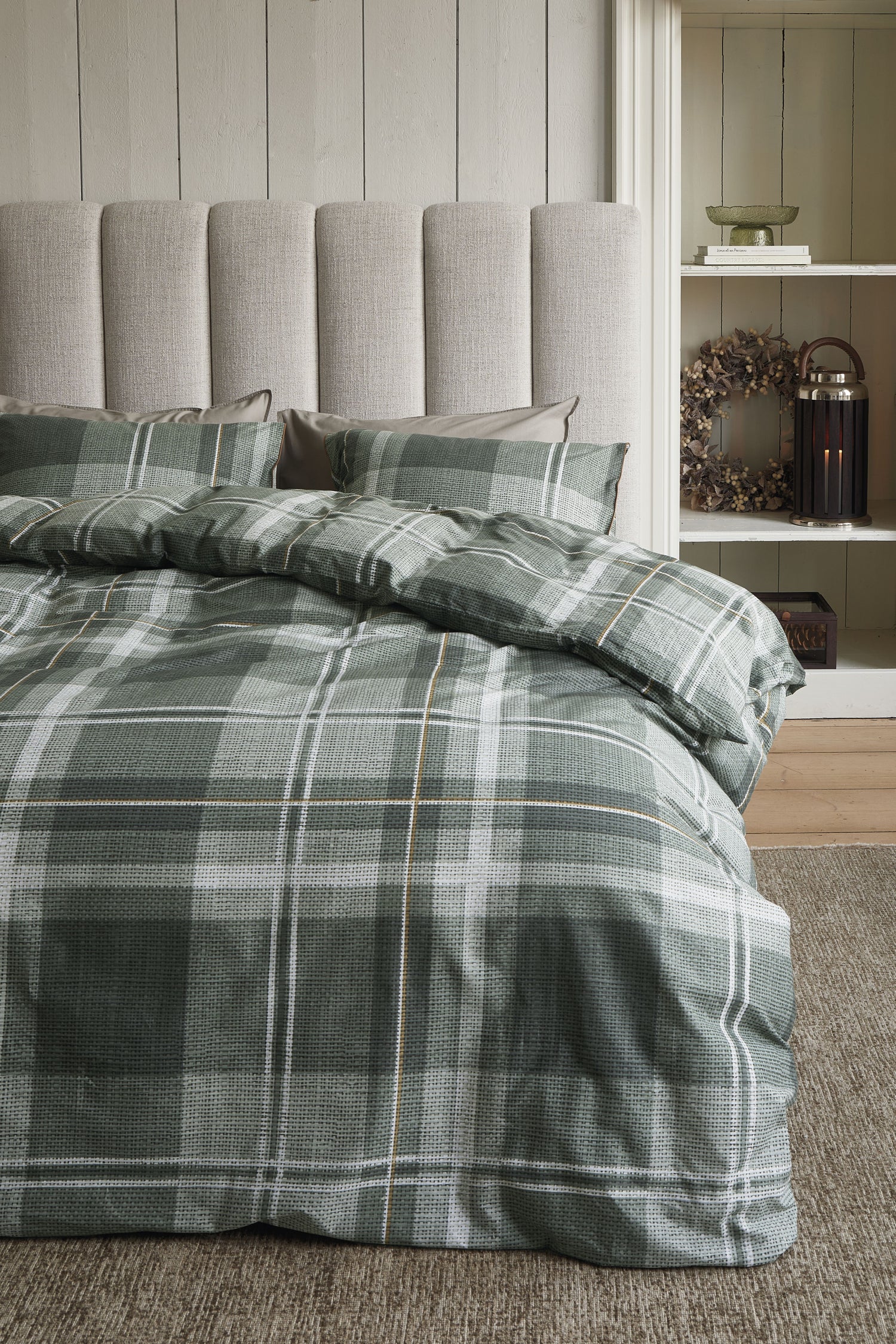 Rivièra Maison Tartan Check Bettwäsche - Grün