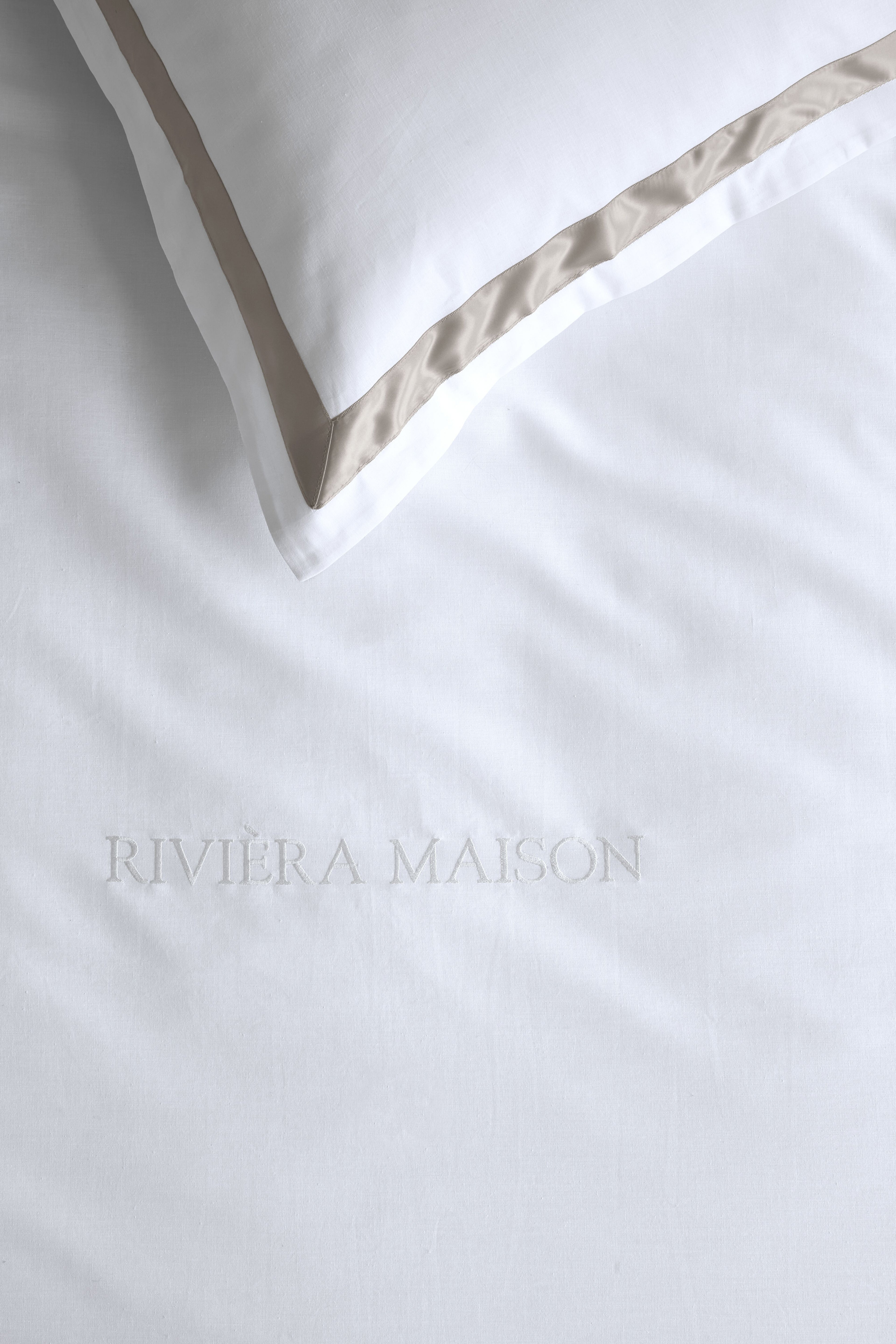 Rivièra Maison Whisper Bettwäsche - Weiß