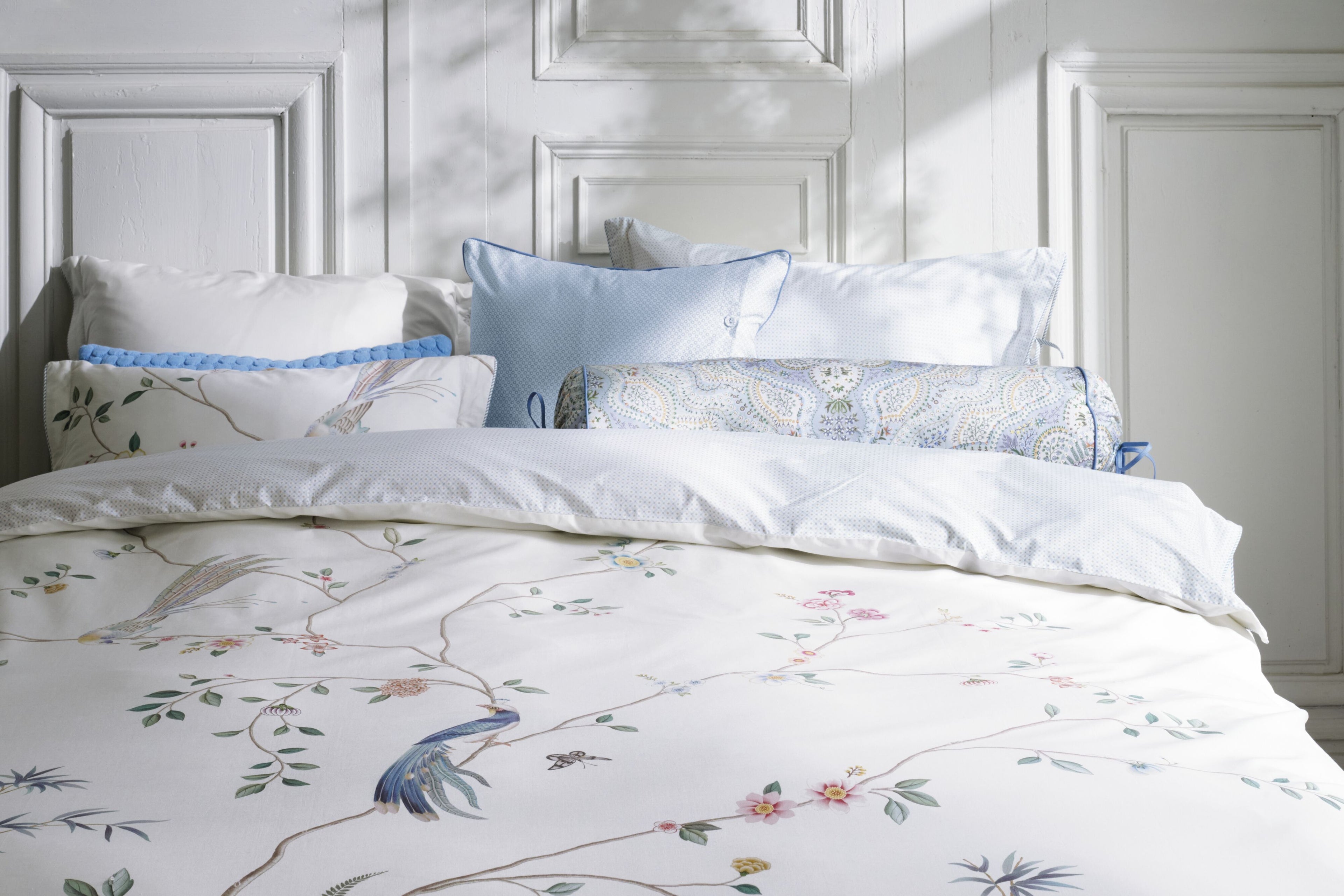 Pip Studio Bamboo Blossom Bettwäsche - Weiß