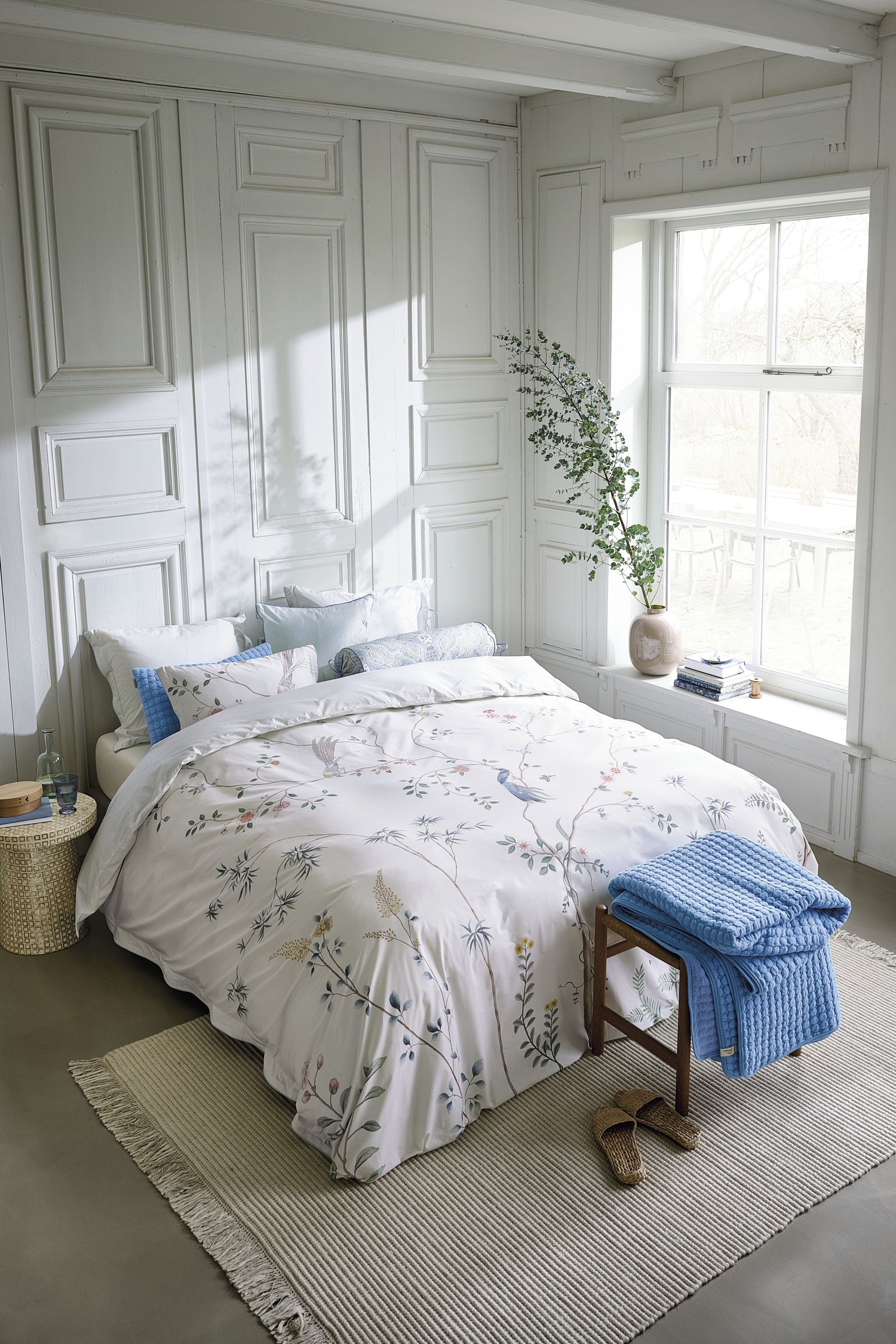 Pip Studio Bamboo Blossom Bettwäsche - Weiß