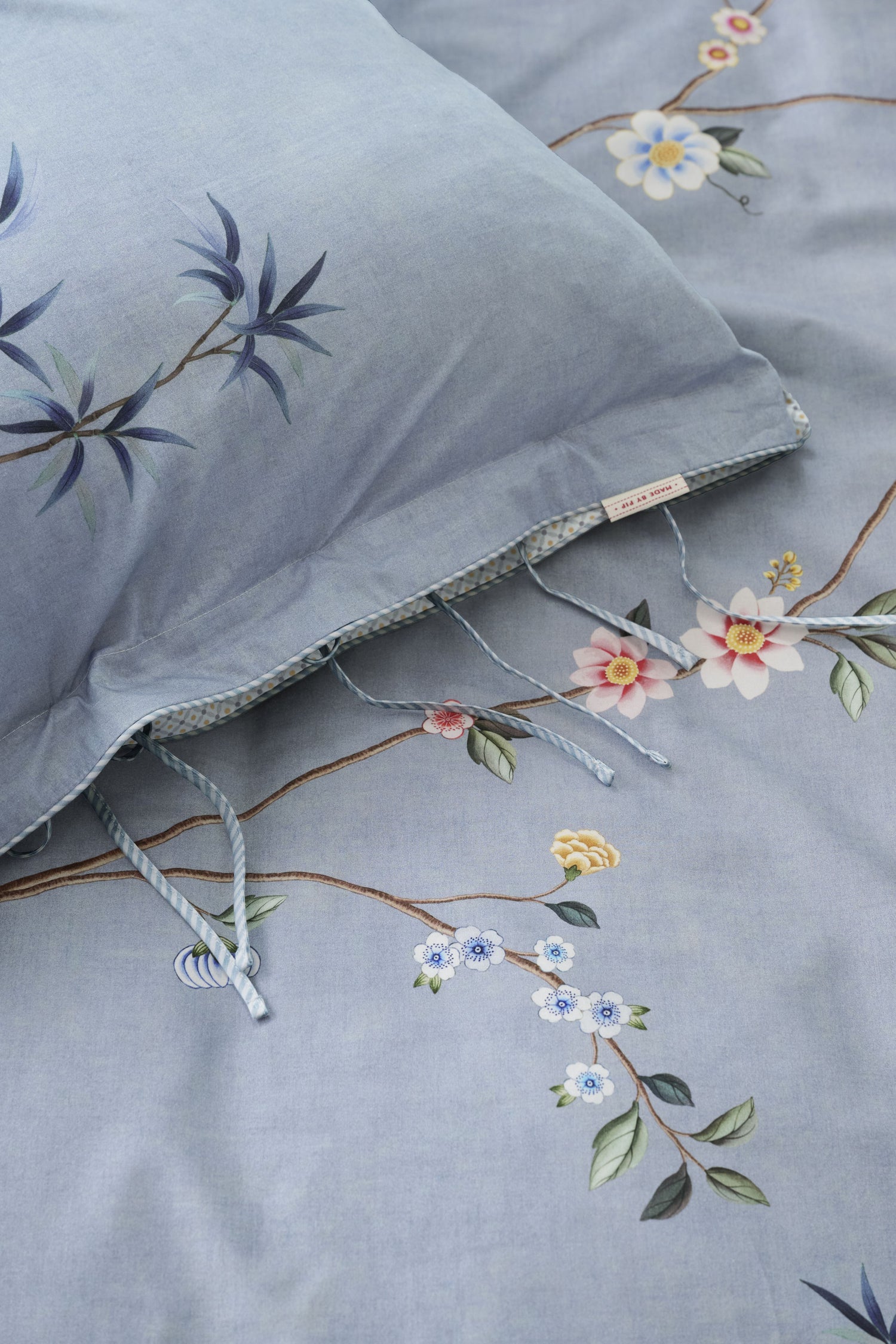Pip Studio Bamboo Blossom Bettwäsche - Hellblau