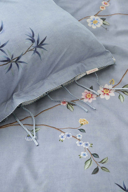 Pip Studio Bamboo Blossom Bettwäsche - Hellblau