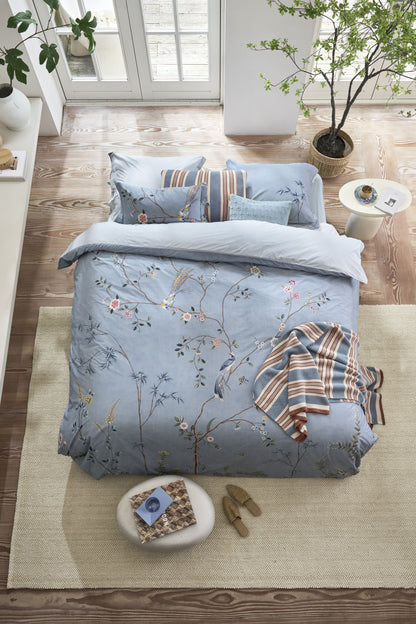 Pip Studio Bamboo Blossom Bettwäsche - Hellblau