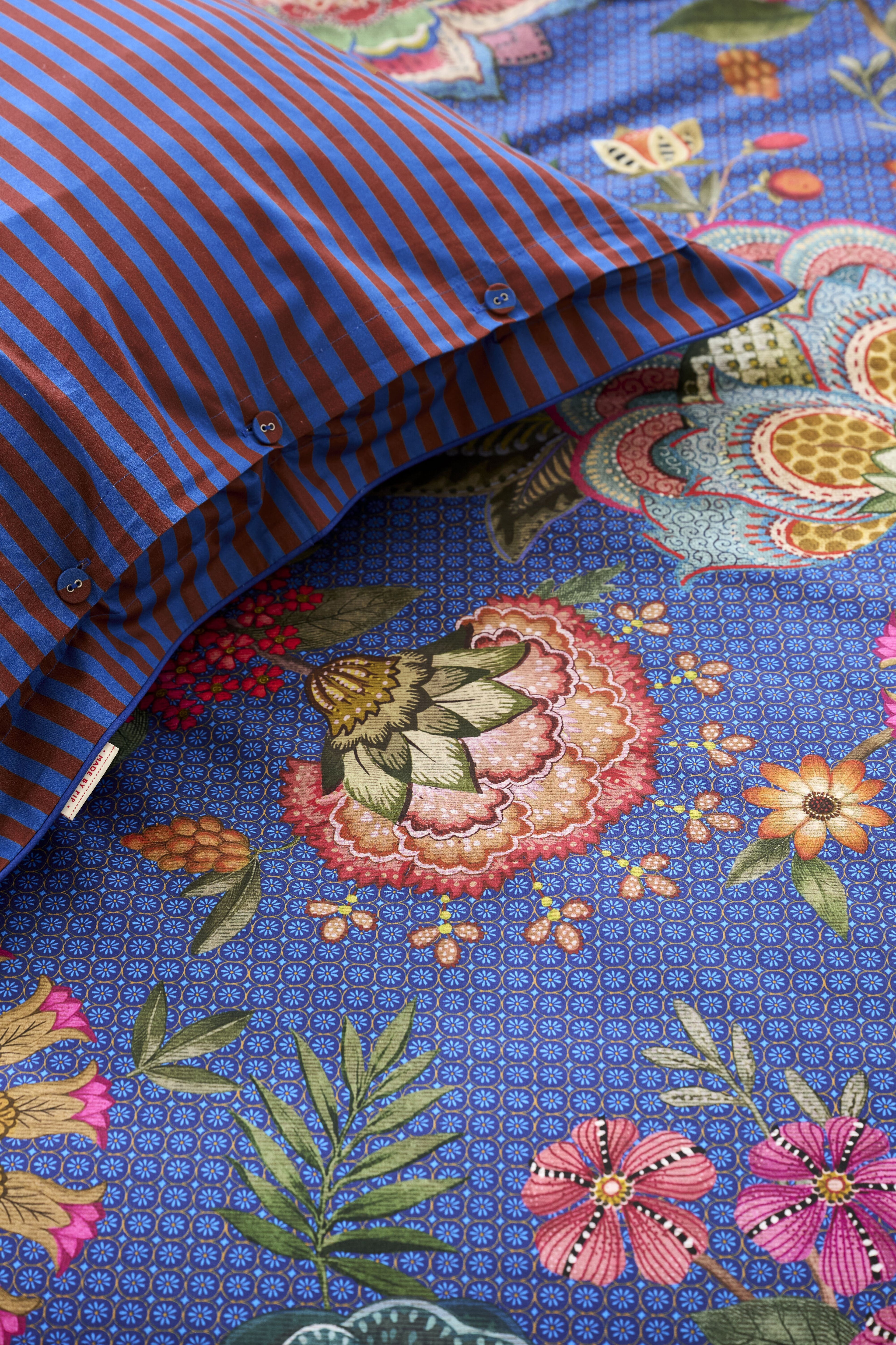 Pip Studio Bombay Bold Bettwäsche - Dunkelblau