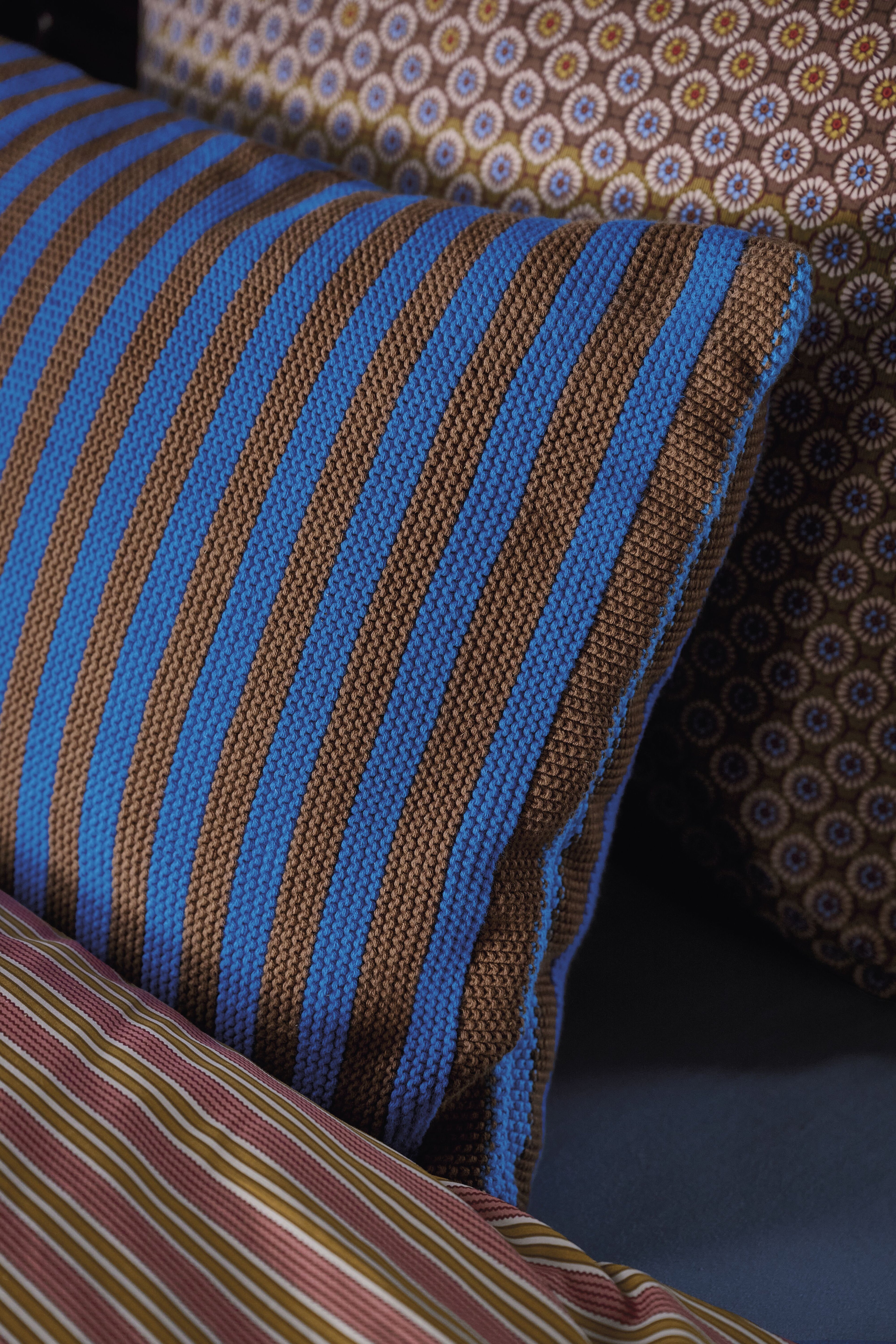 Pip Studio Bonsoir Stripe Kissen - Blau