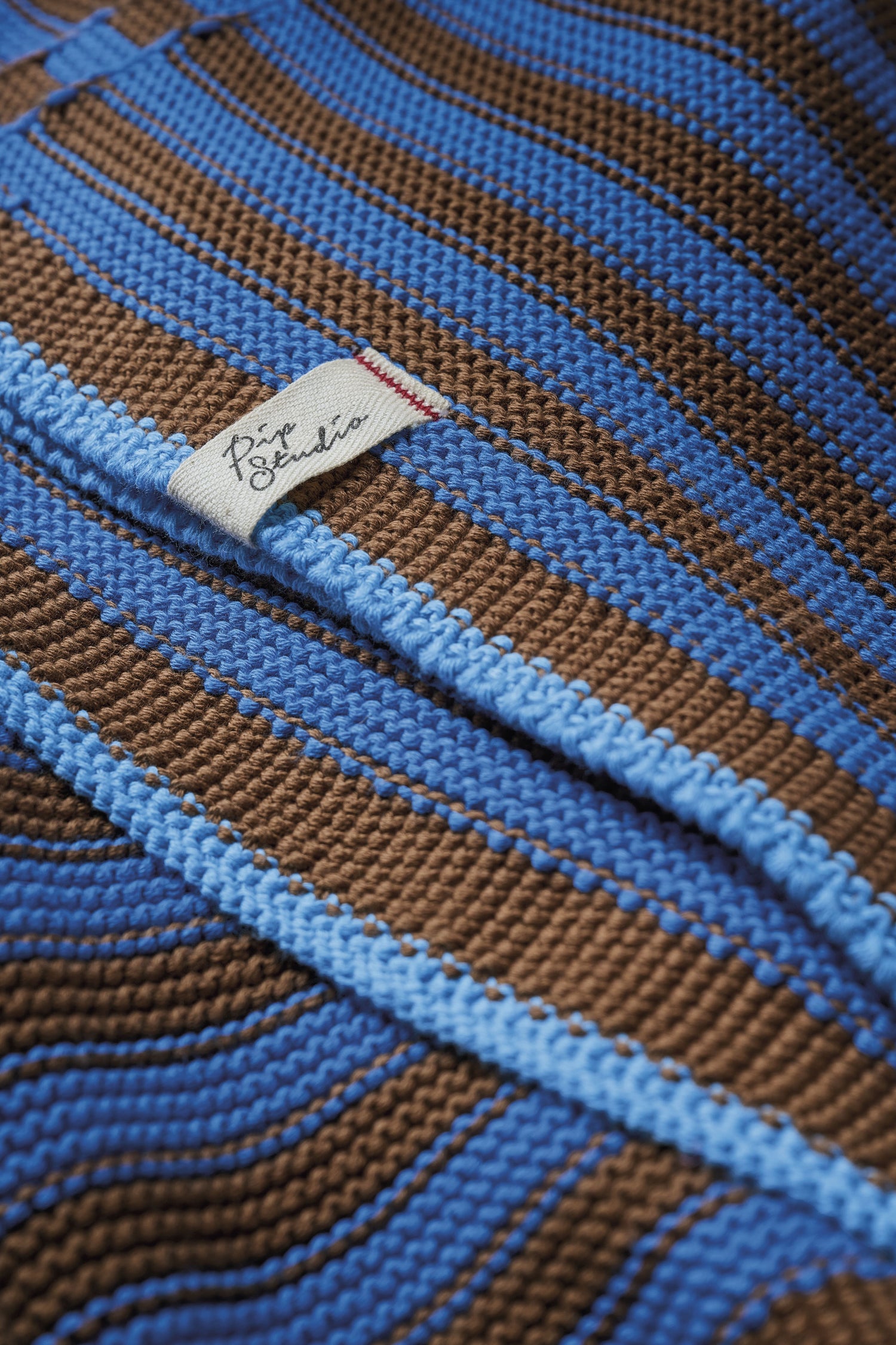 Pip Studio Bonsoir Stripe Wohndecken - Blau