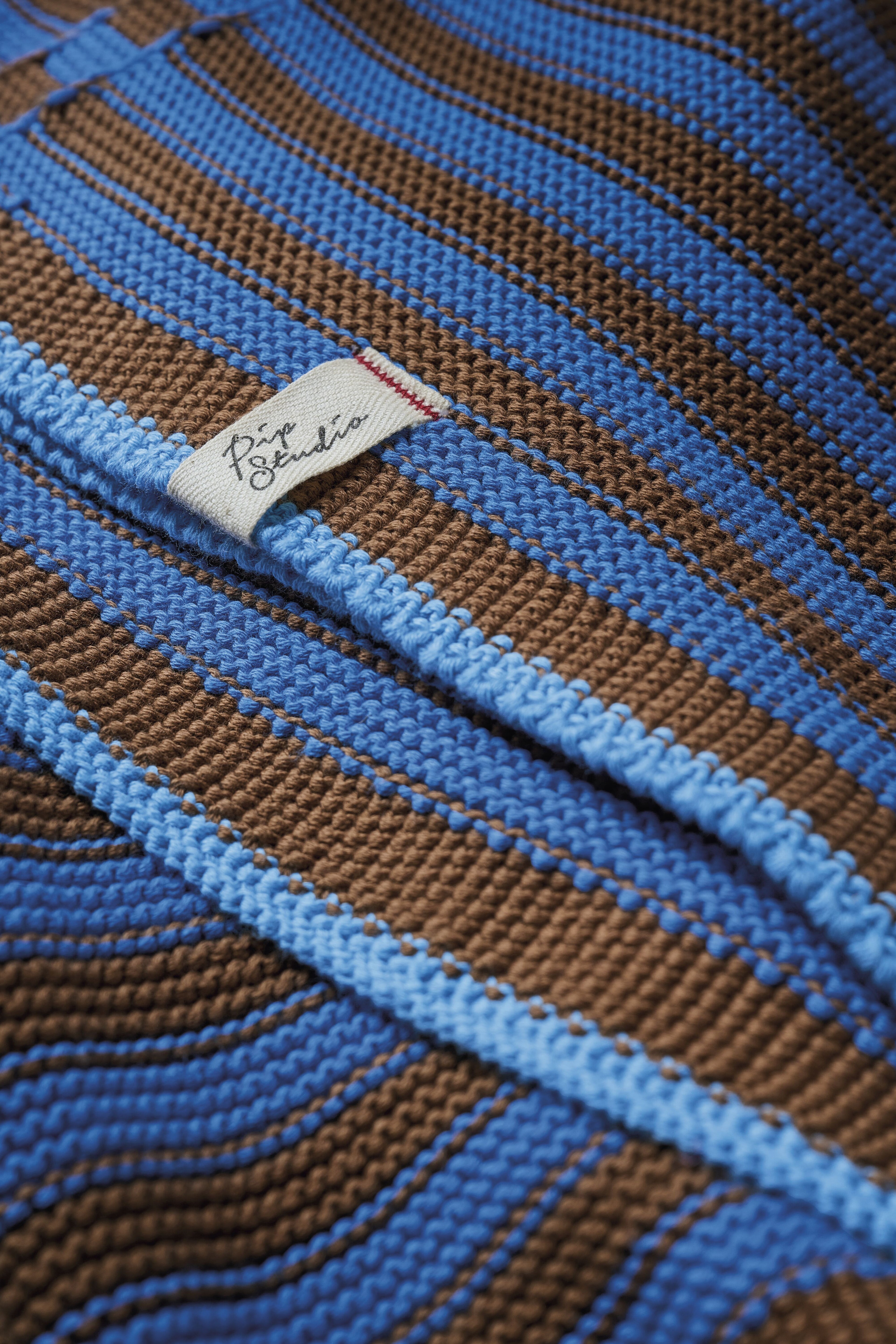 Pip Studio Bonsoir Stripe Wohndecken - Blau