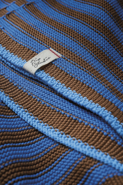Pip Studio Bonsoir Stripe Wohndecken - Blau