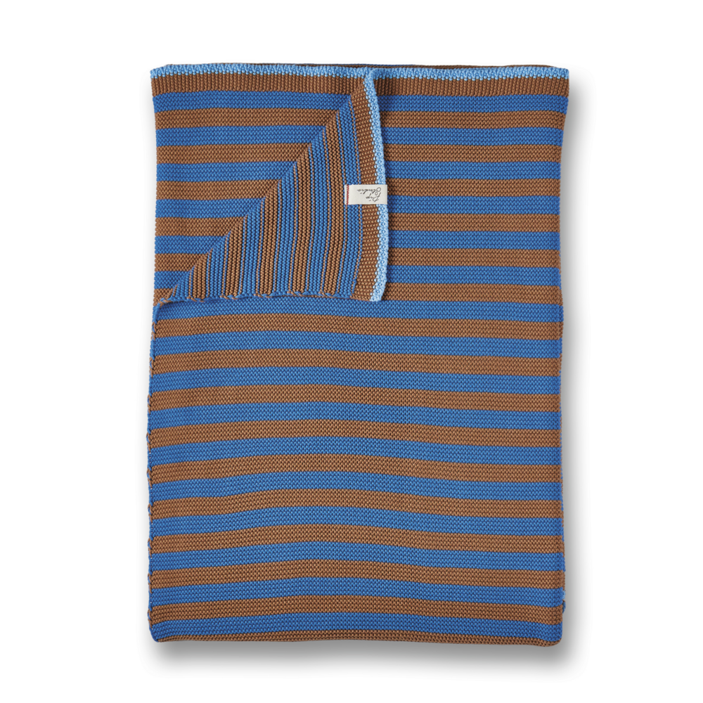 Pip Studio Bonsoir Stripe Wohndecken - Blau