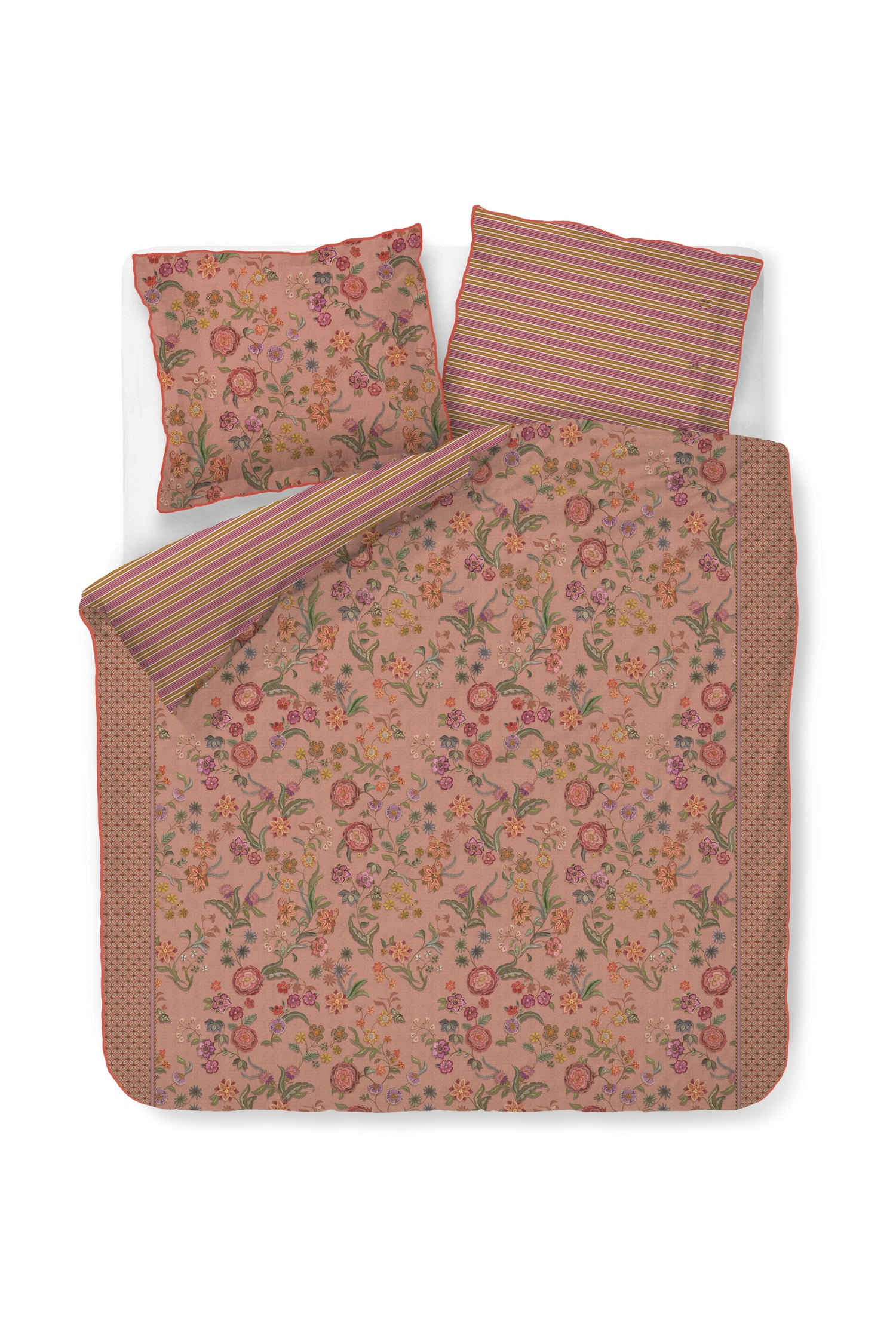 Pip Studio Coco Flower Bettwäsche - Koralle