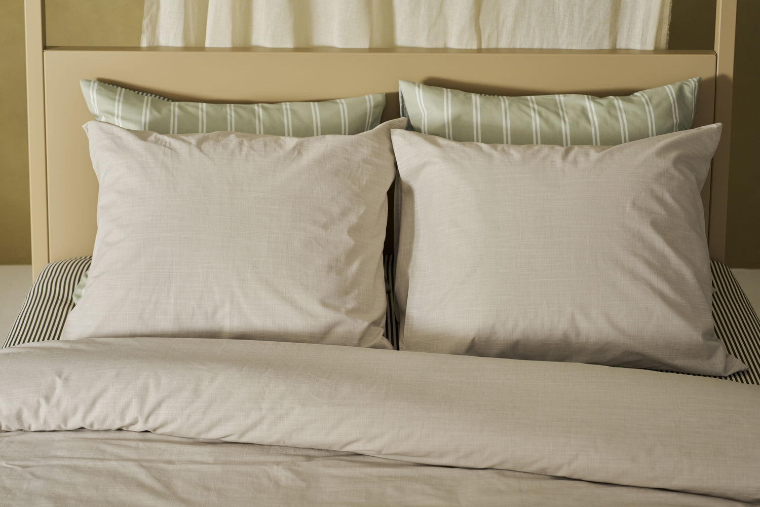 vtwonen Cozy Slub Kissen - Sand