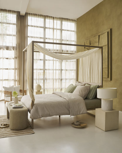 vtwonen Cozy Slub Kissen - Sand