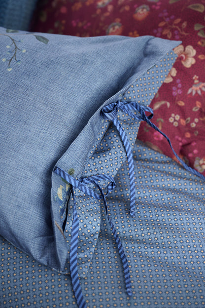 Pip Studio Desi Garden Kissen - Blau