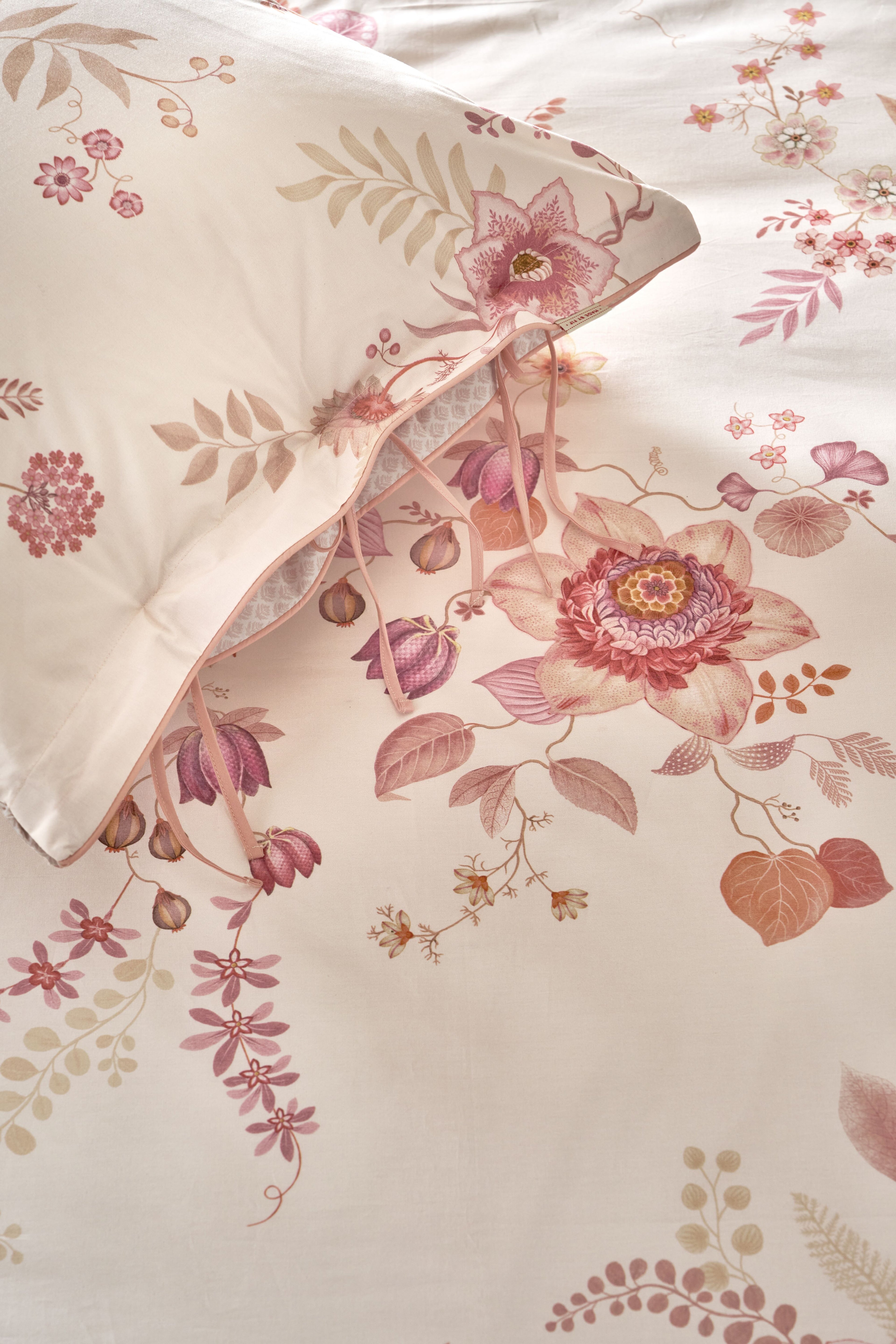Pip Studio Everbloom Bettwäsche - Hellrosa
