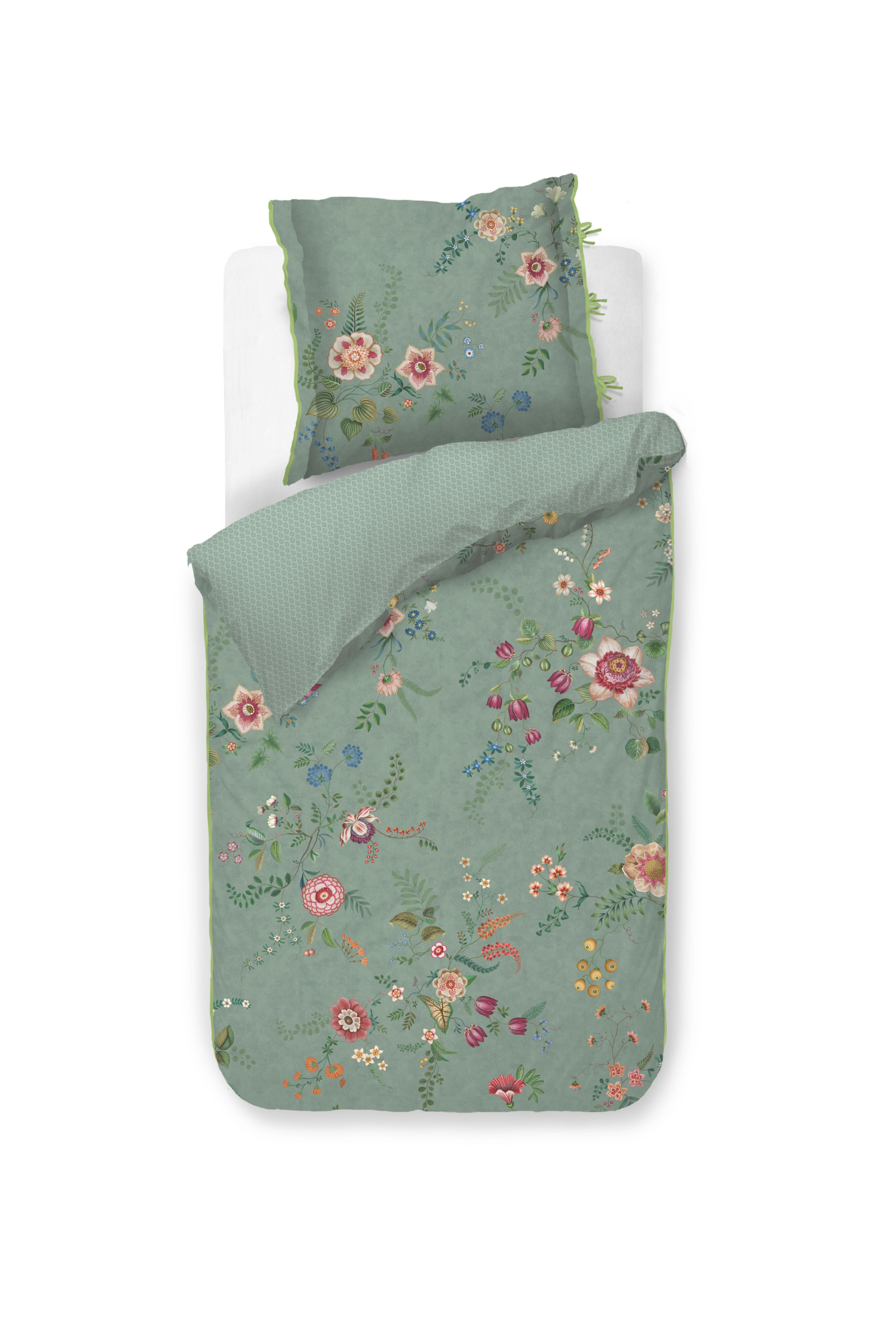 Pip Studio Everbloom Bettwäsche - Grün