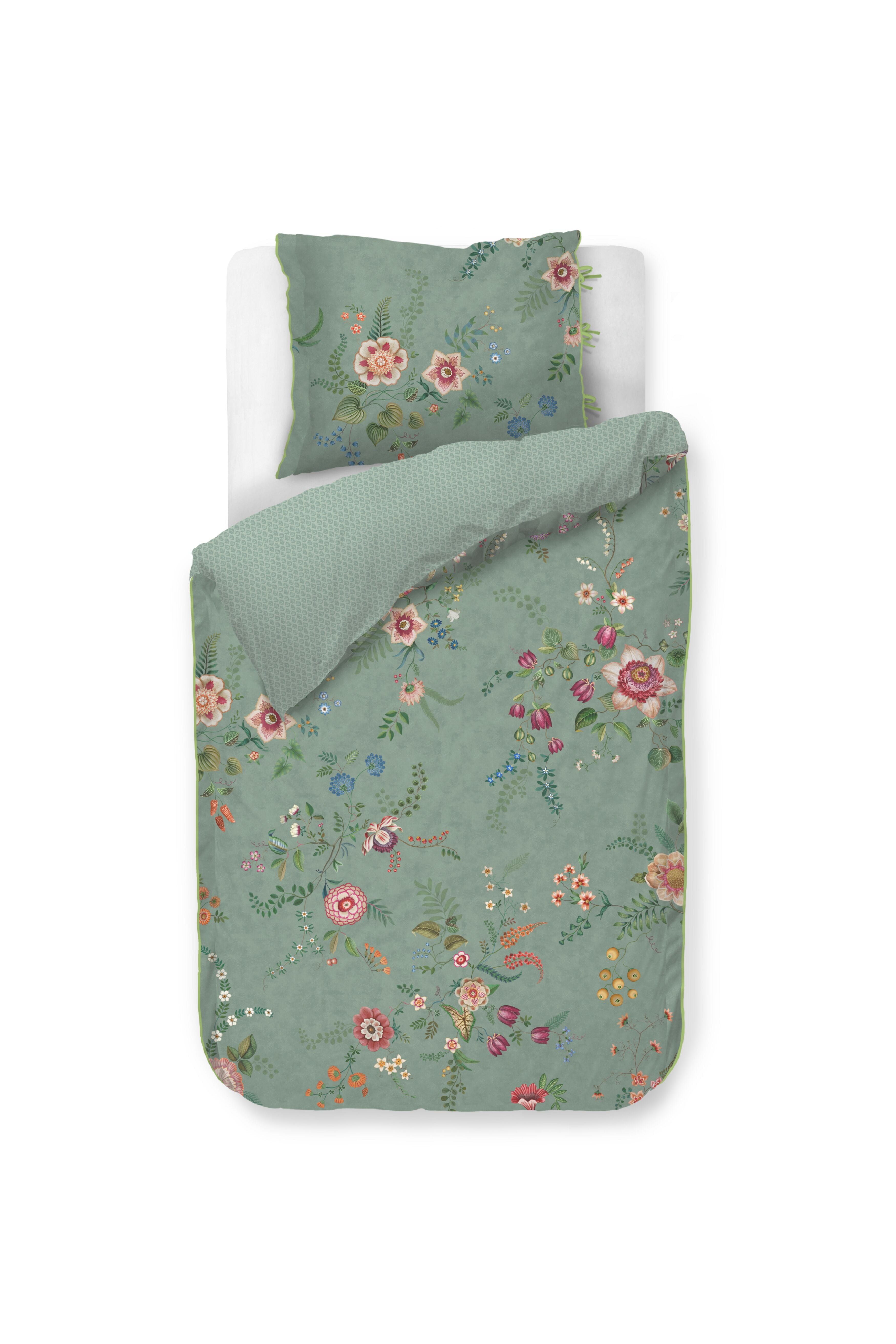Pip Studio Everbloom Bettwäsche - Grün