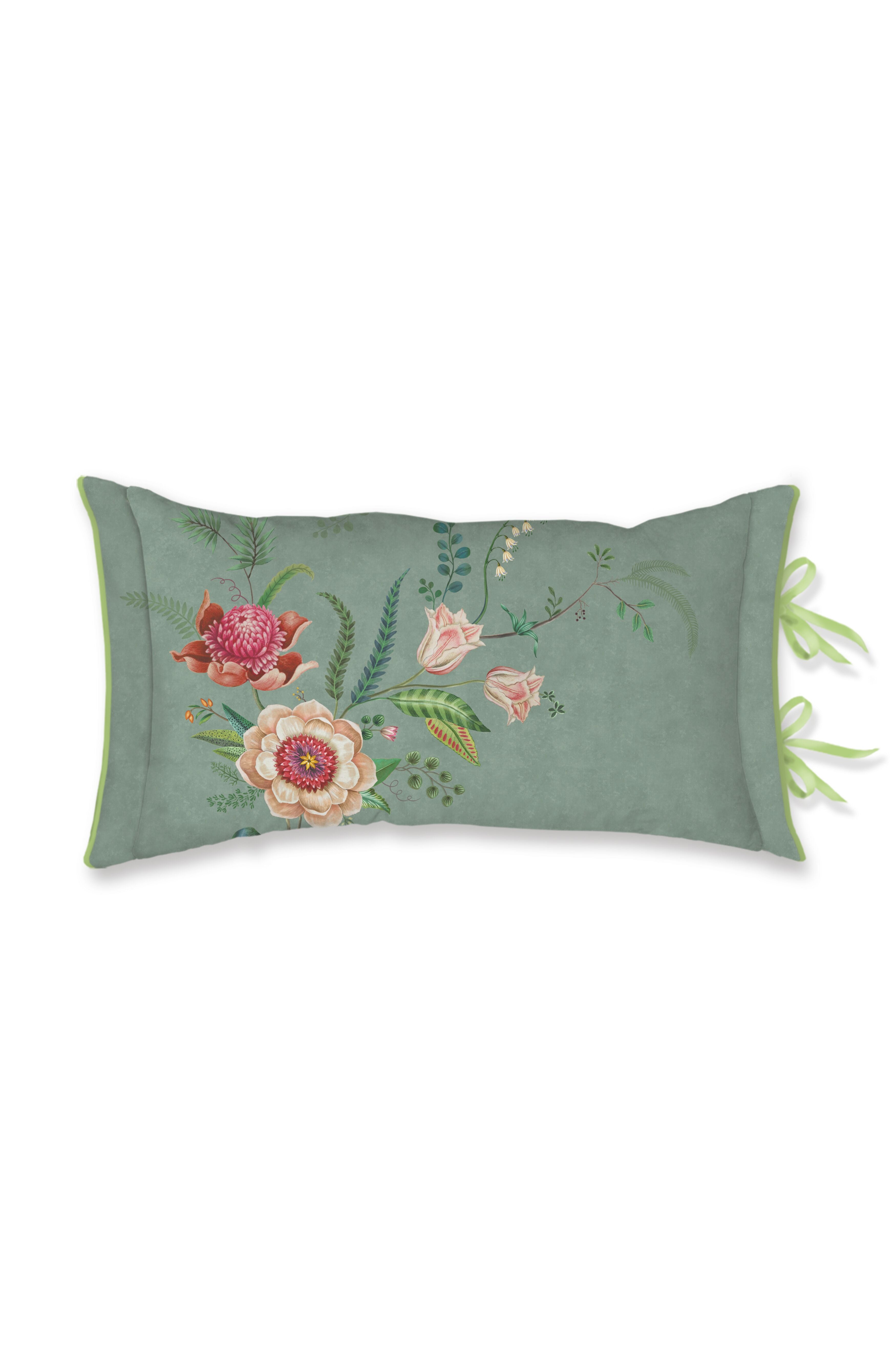 Pip Studio Everbloom Kissen - Grün