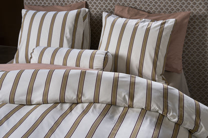 vtwonen Fun Stripe Round Kissen - Sand