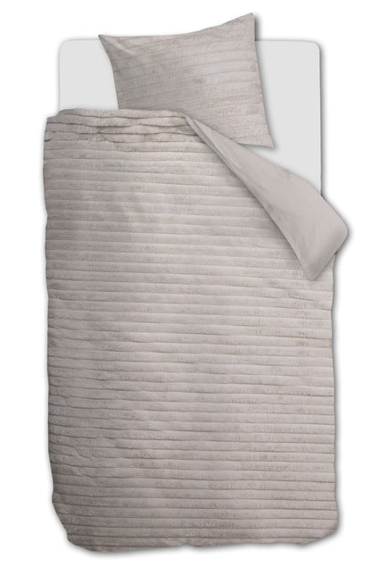 Rivièra Maison Furry Stripes Bettwäsche - Cremefarben