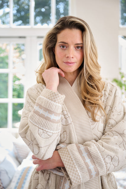 Pip Studio Jasmin Jacquard Frottier - Sand