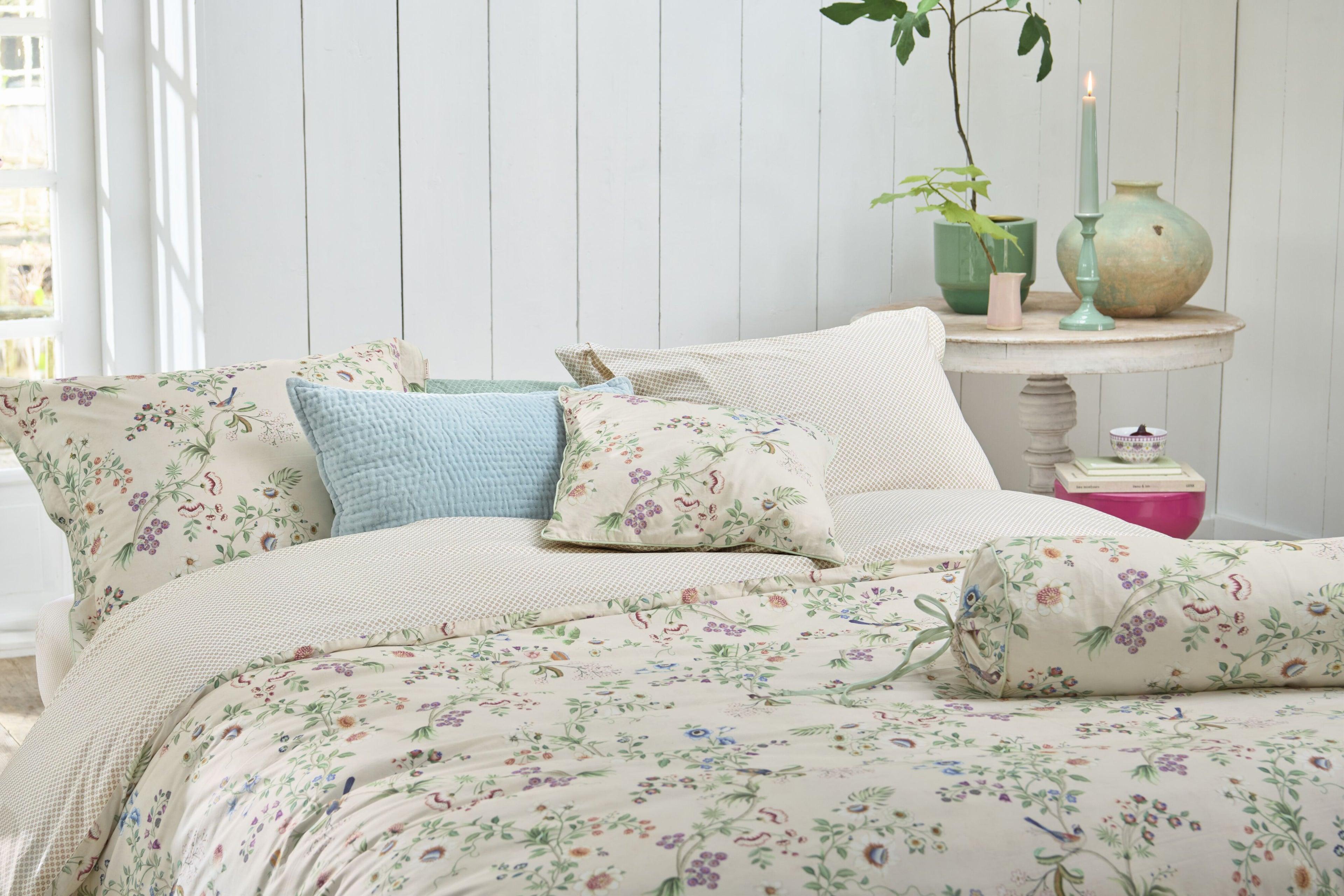 Pip Studio Lotus Lullaby Kissen - Cremefarben