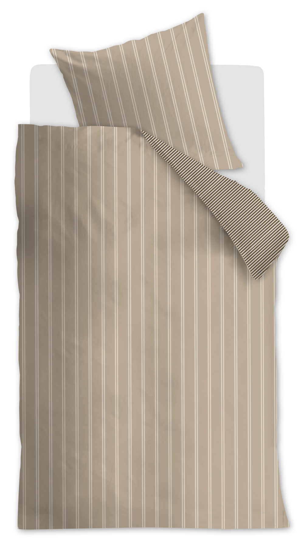 vtwonen Mini Stripe Bettwäsche - Natur