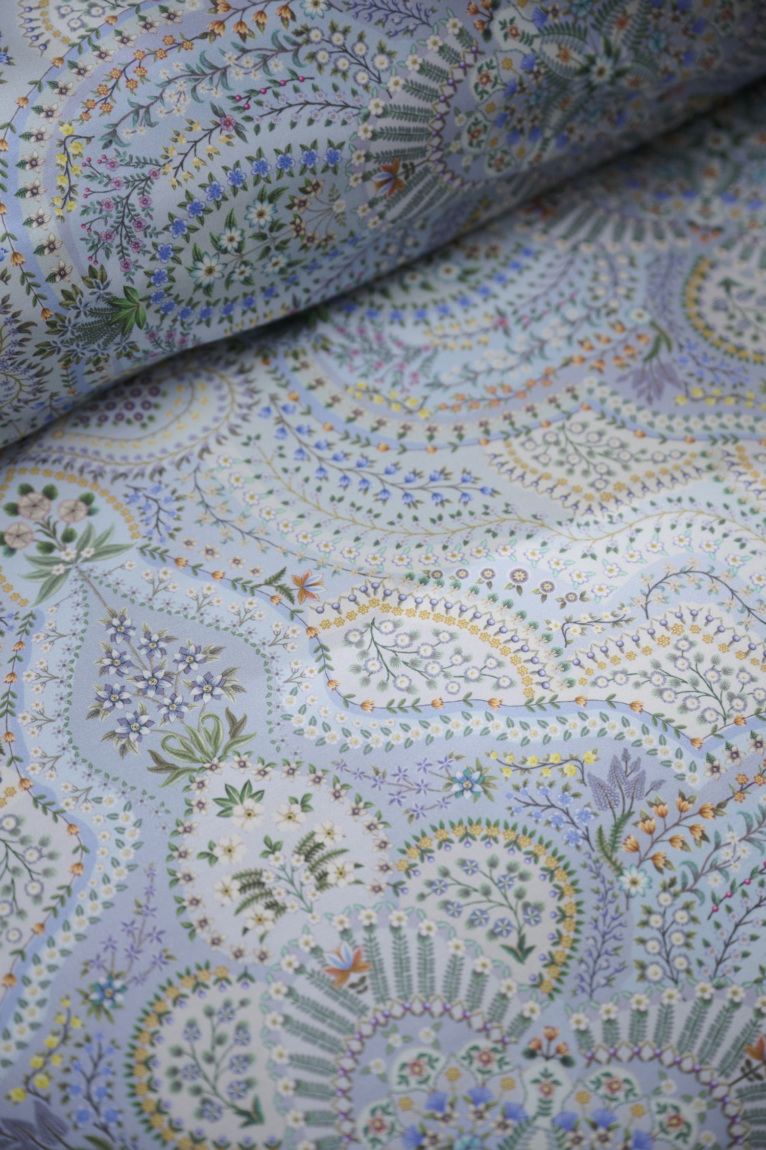 Pip Studio Moon Flower Bettwäsche - Hellblau