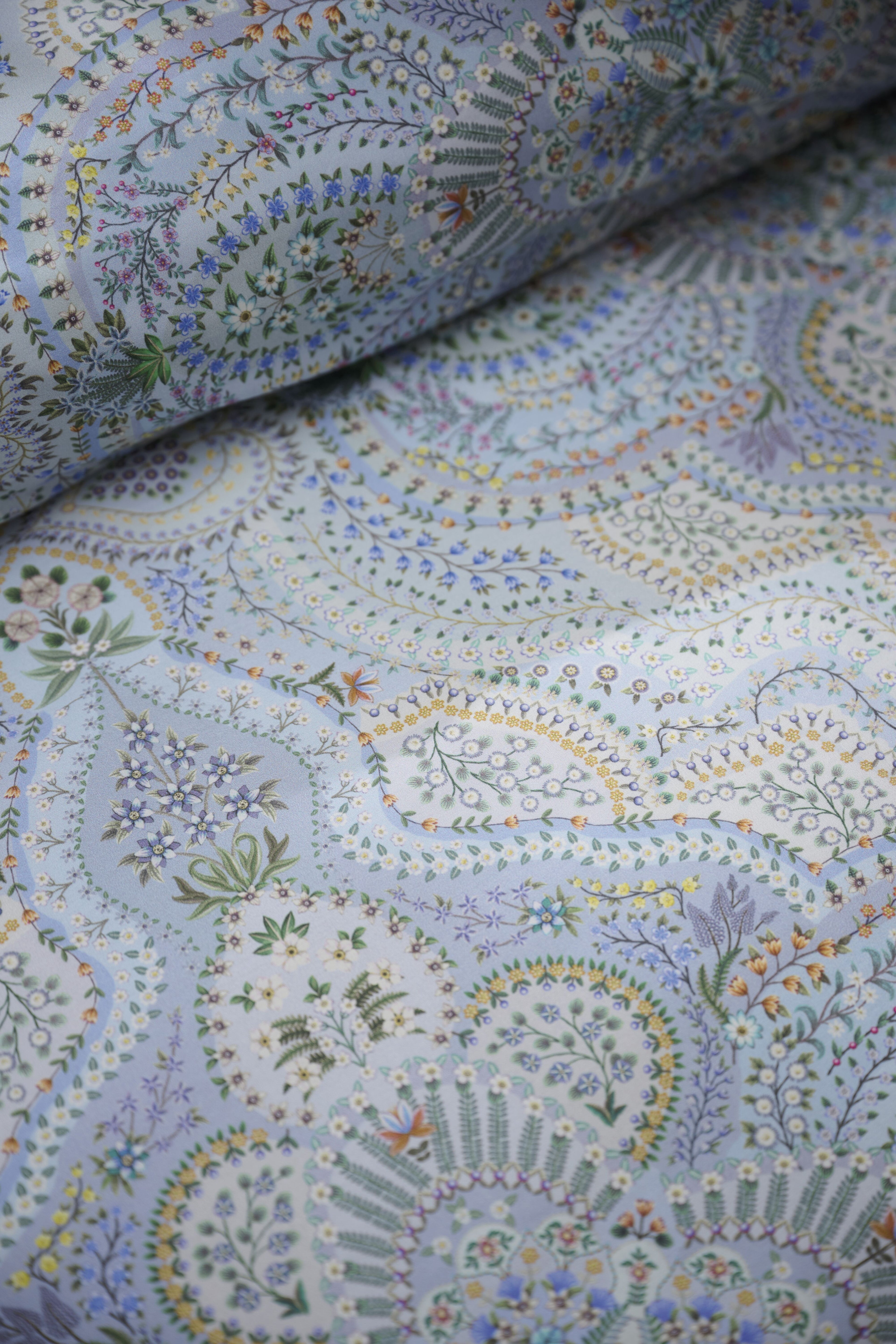 Pip Studio Moon Flower Bettwäsche - Hellblau