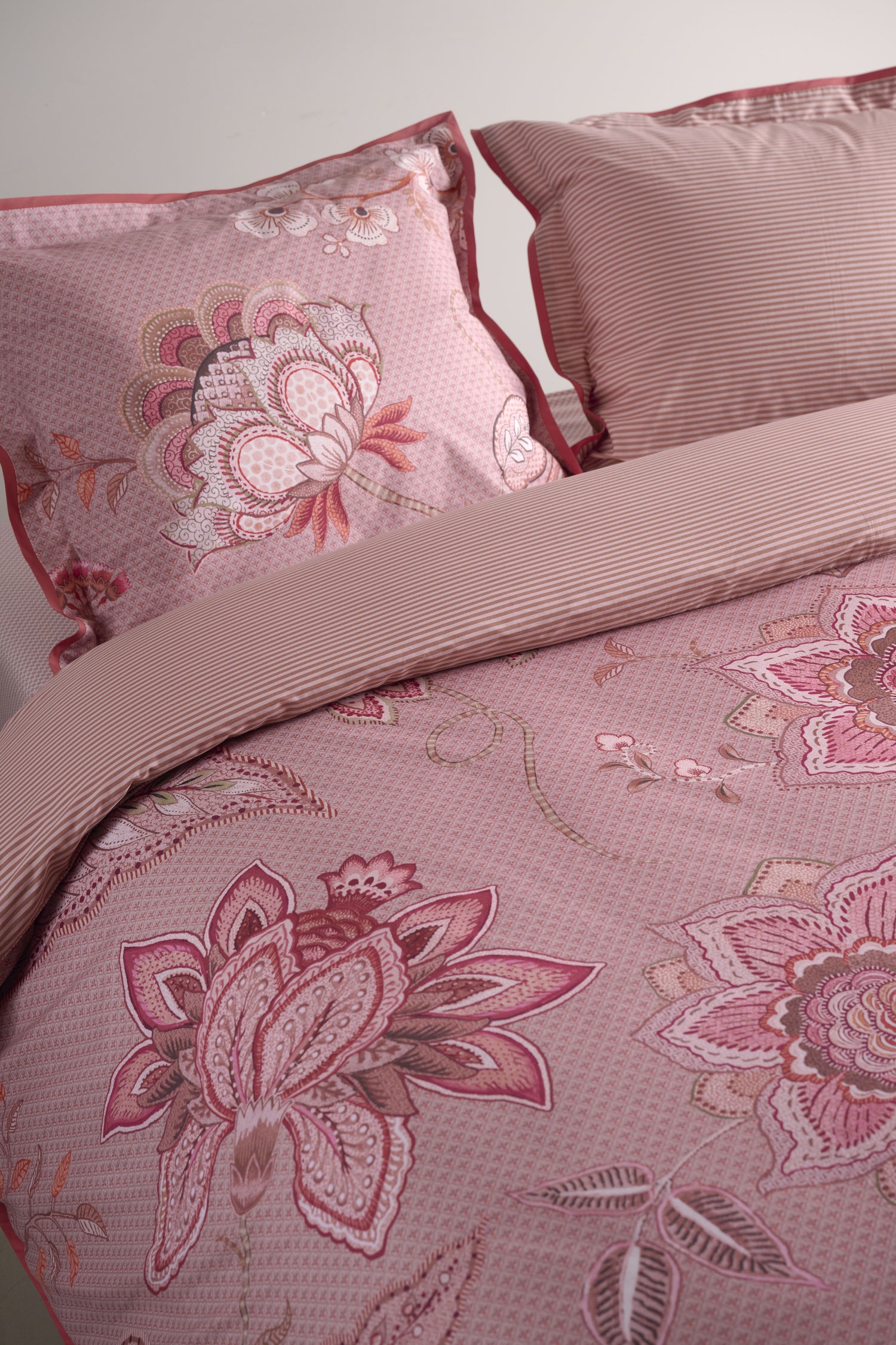 Pip Studio Mumbai Night Bettwäsche - Rosa