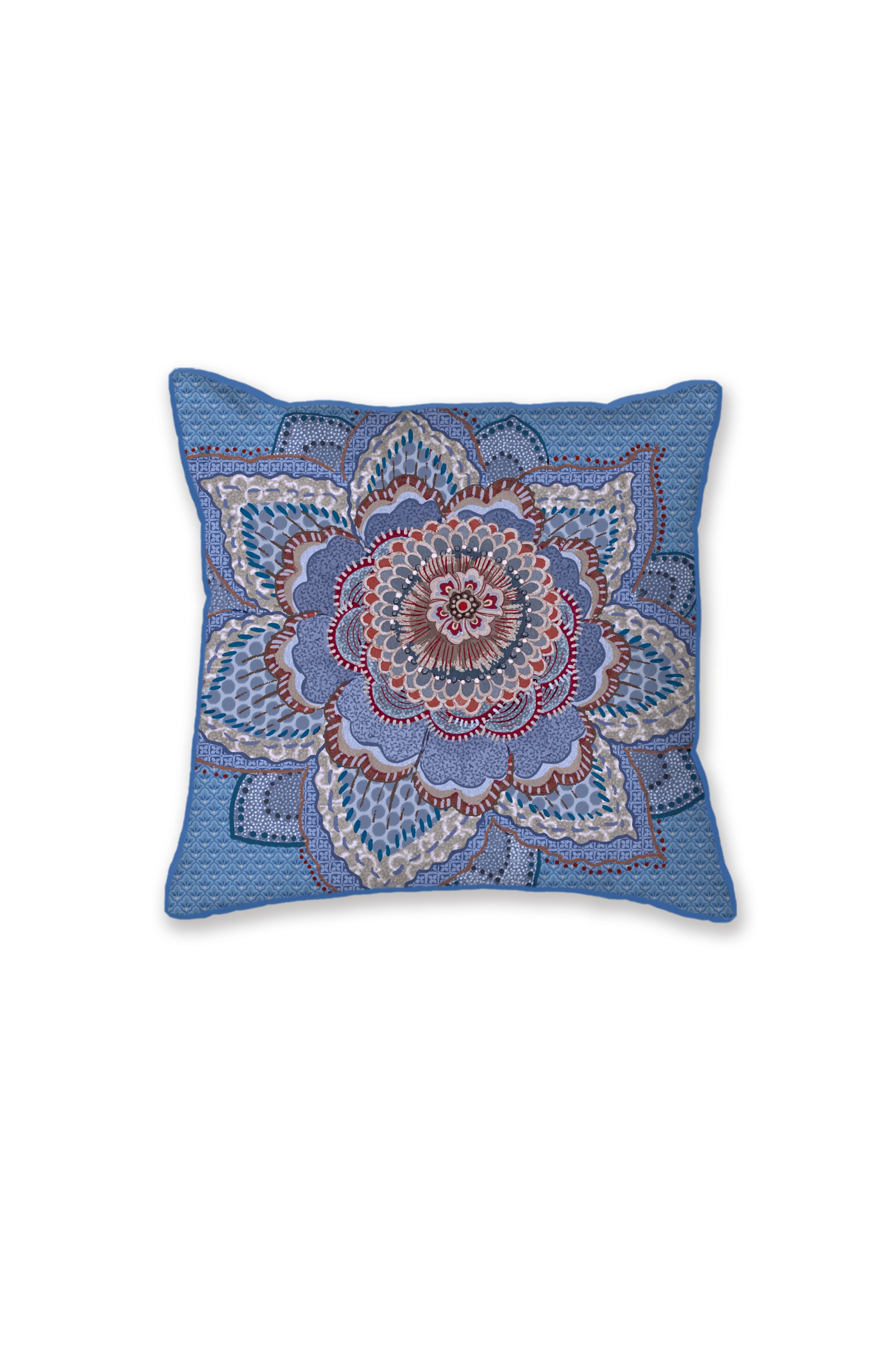 Pip Studio Mumbai Night Kissen - Blau