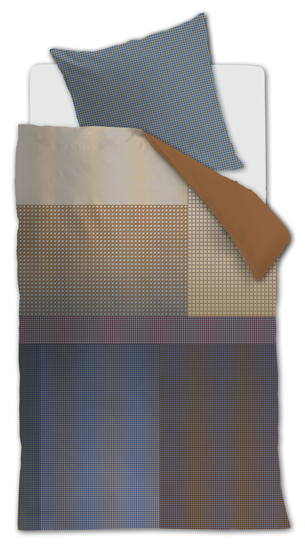 Beddinghouse Dutch Design Oxford Street Bettwäsche - Blau
