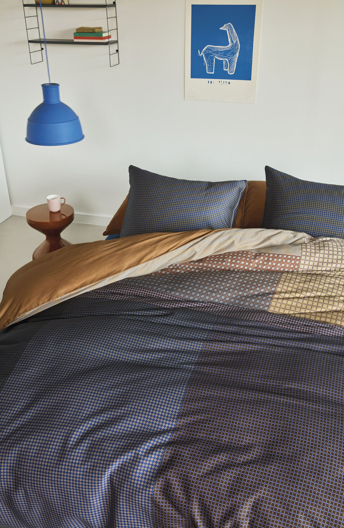 Beddinghouse Dutch Design Oxford Street Bettwäsche - Blau