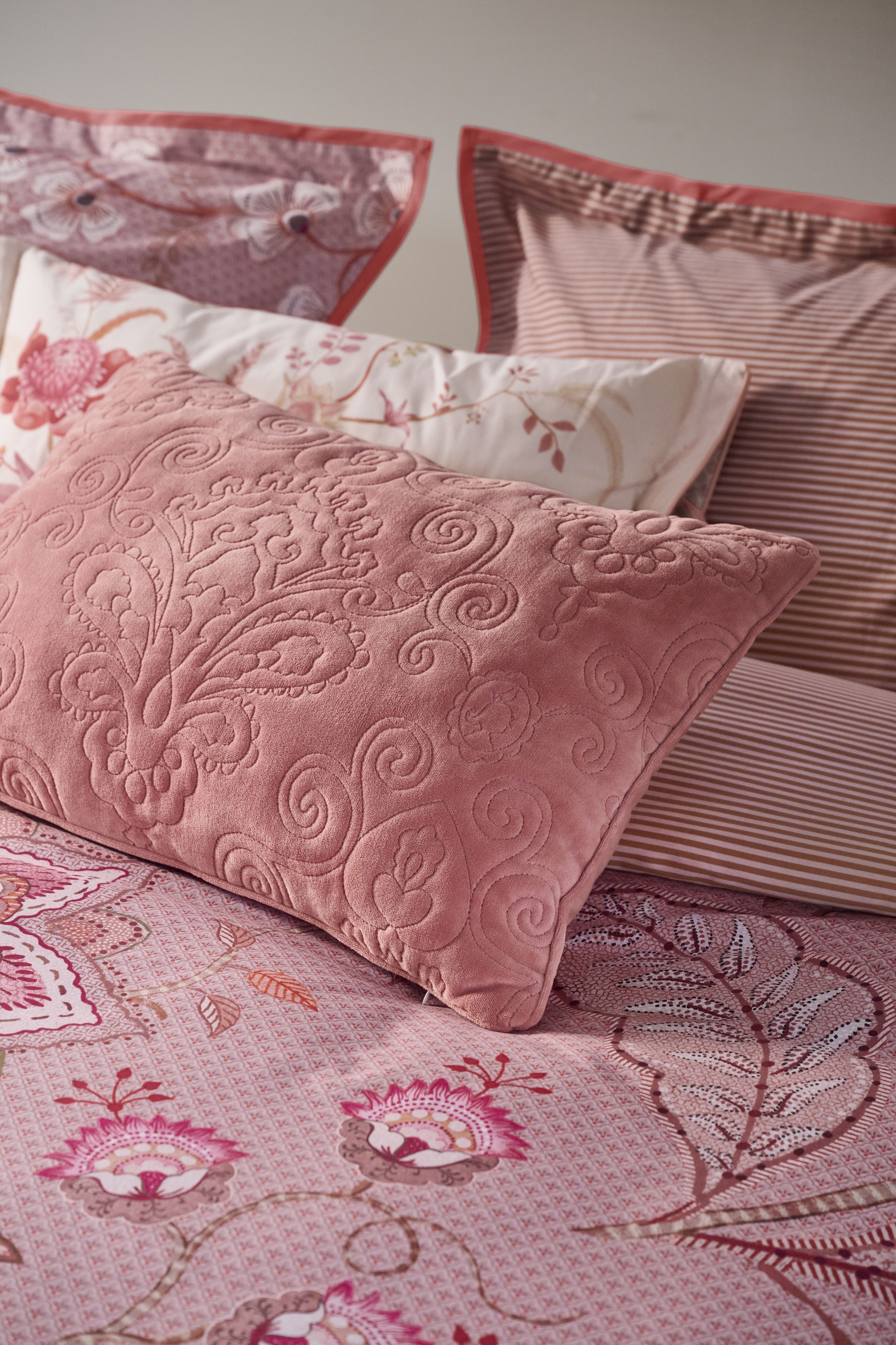 Pip Studio Quilty Pip Kissen - Rosa