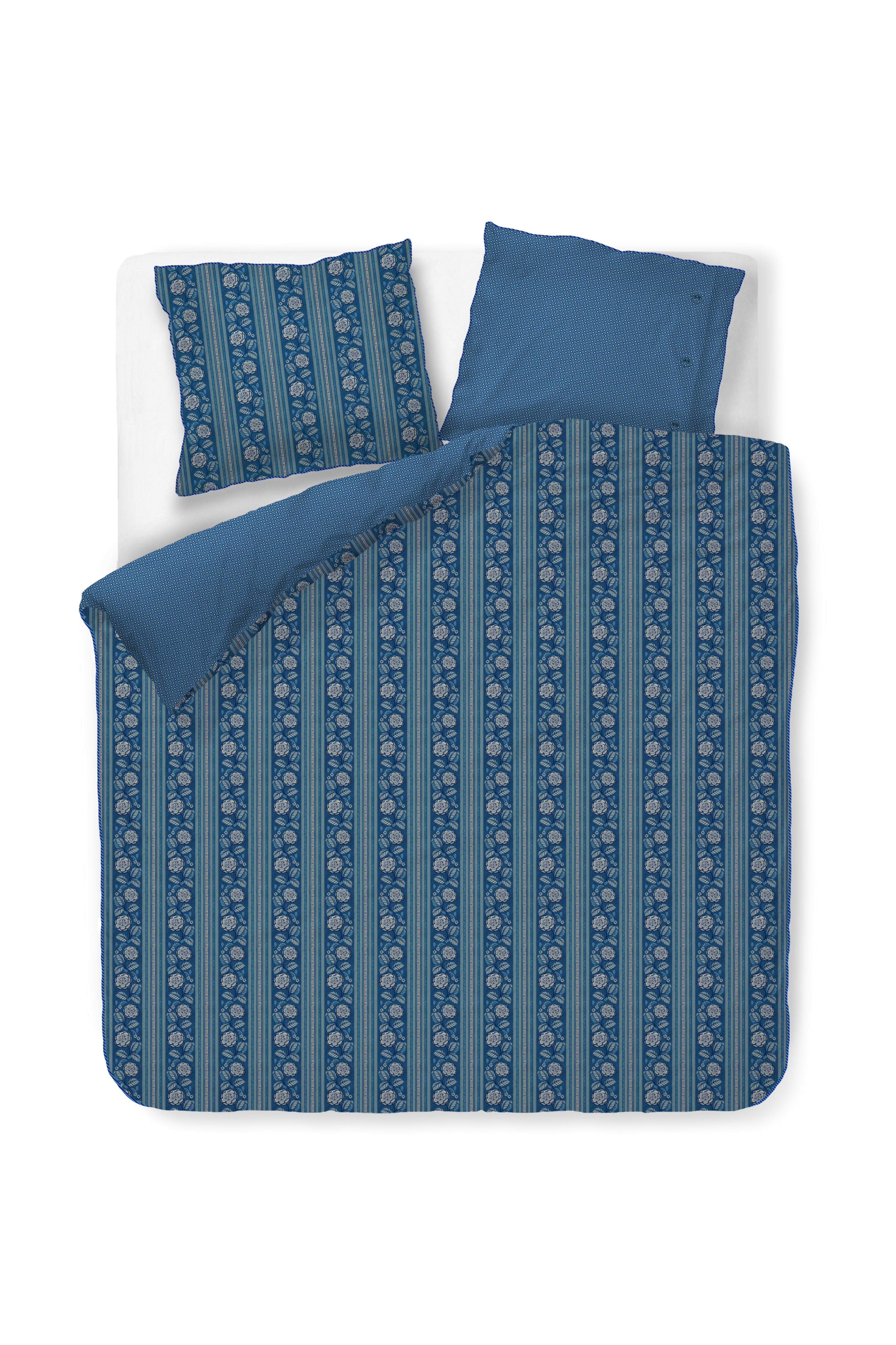 Pip Studio Rosa Rani Bettwäsche - Dunkelblau