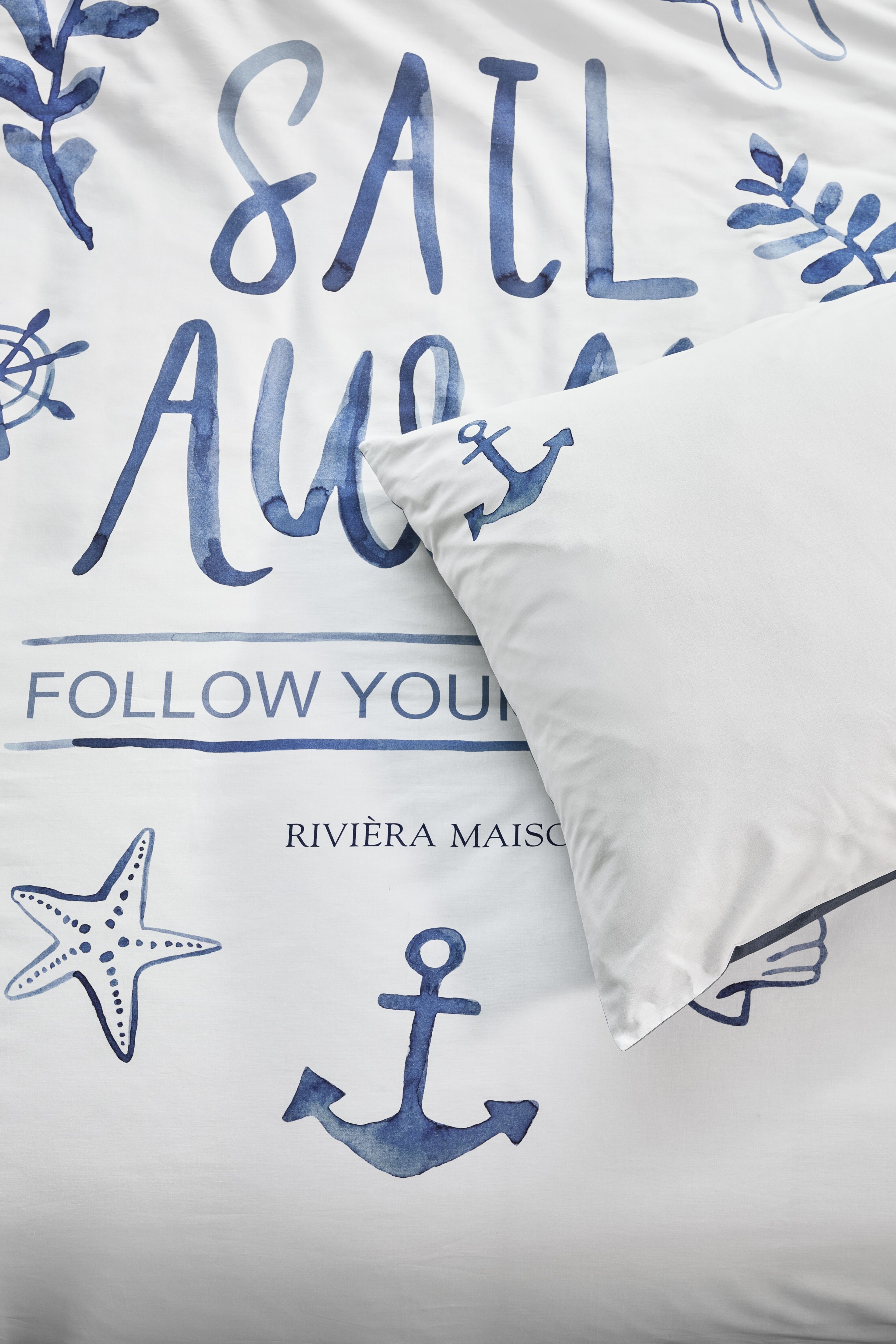 Rivièra Maison Sail Away Bettwäsche - Blau