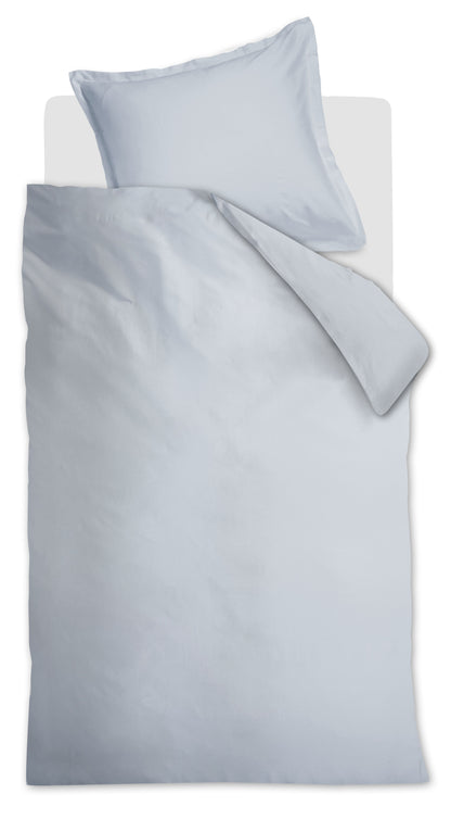 Ambiante Satin Uni Bettwäsche - Hellblau