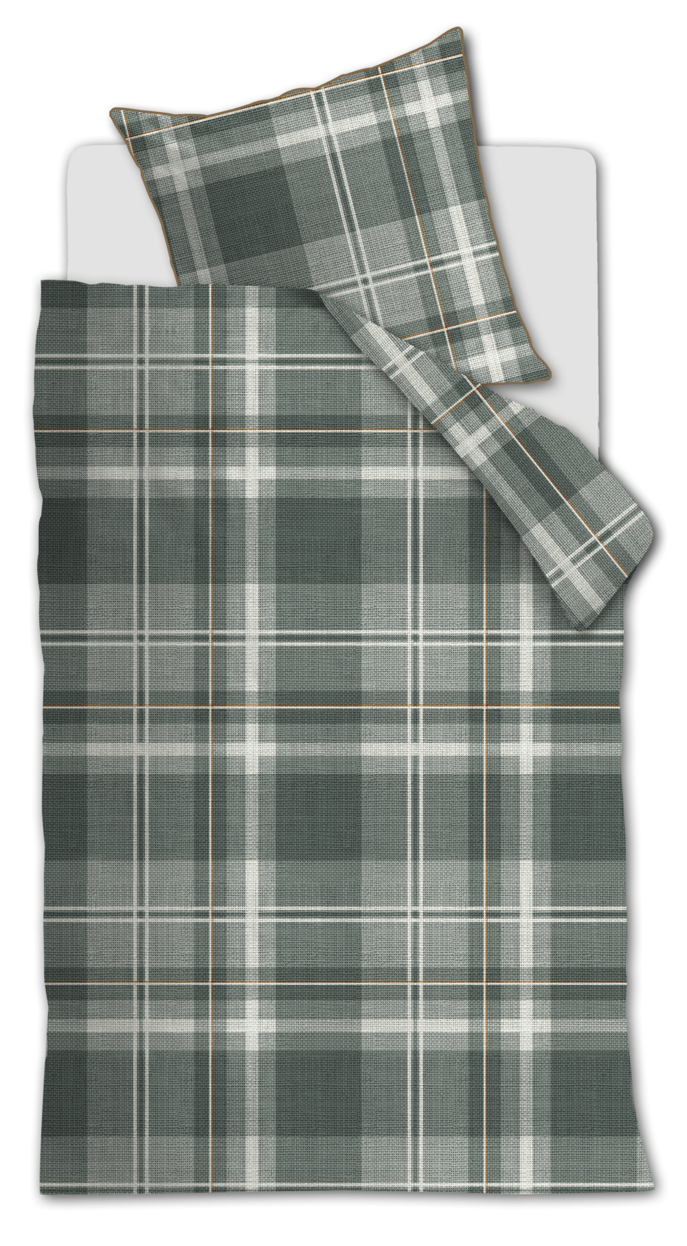Rivièra Maison Tartan Check Bettwäsche - Grün