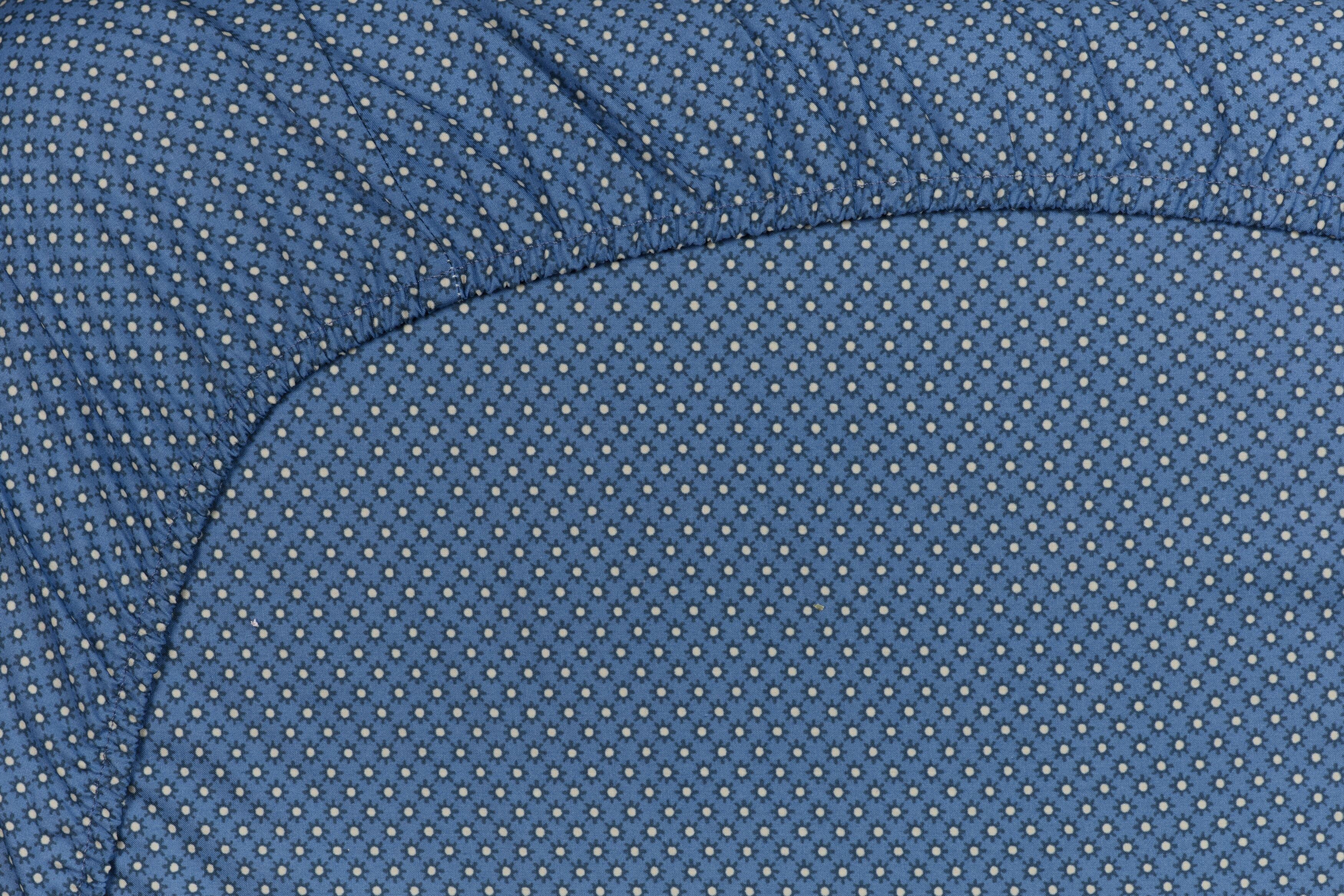 Donkerblauw Spannbettlaken - Baumwolle - Dunkelblau