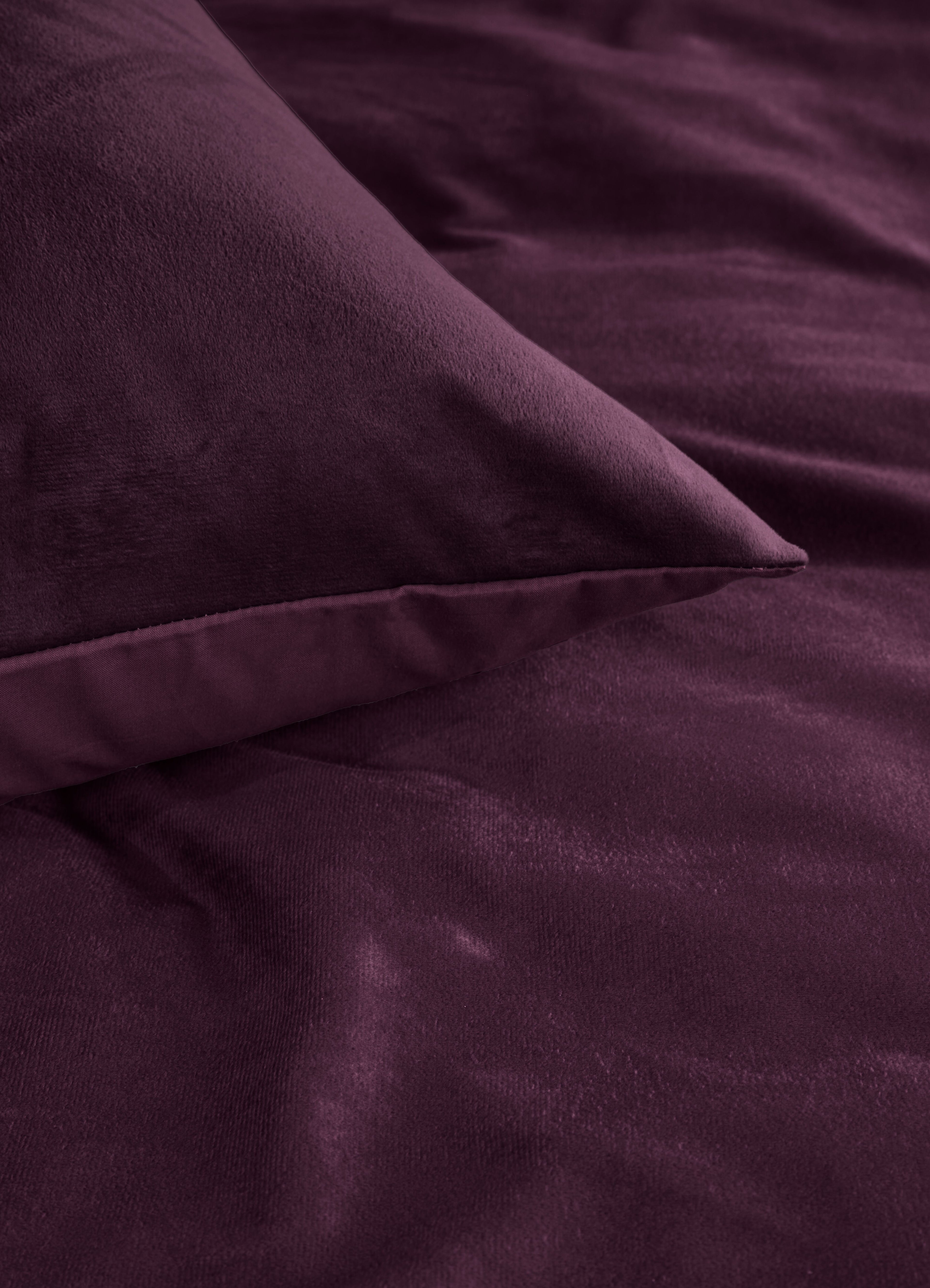 Ambiante Velvety Bettwäsche - Burgunderrot