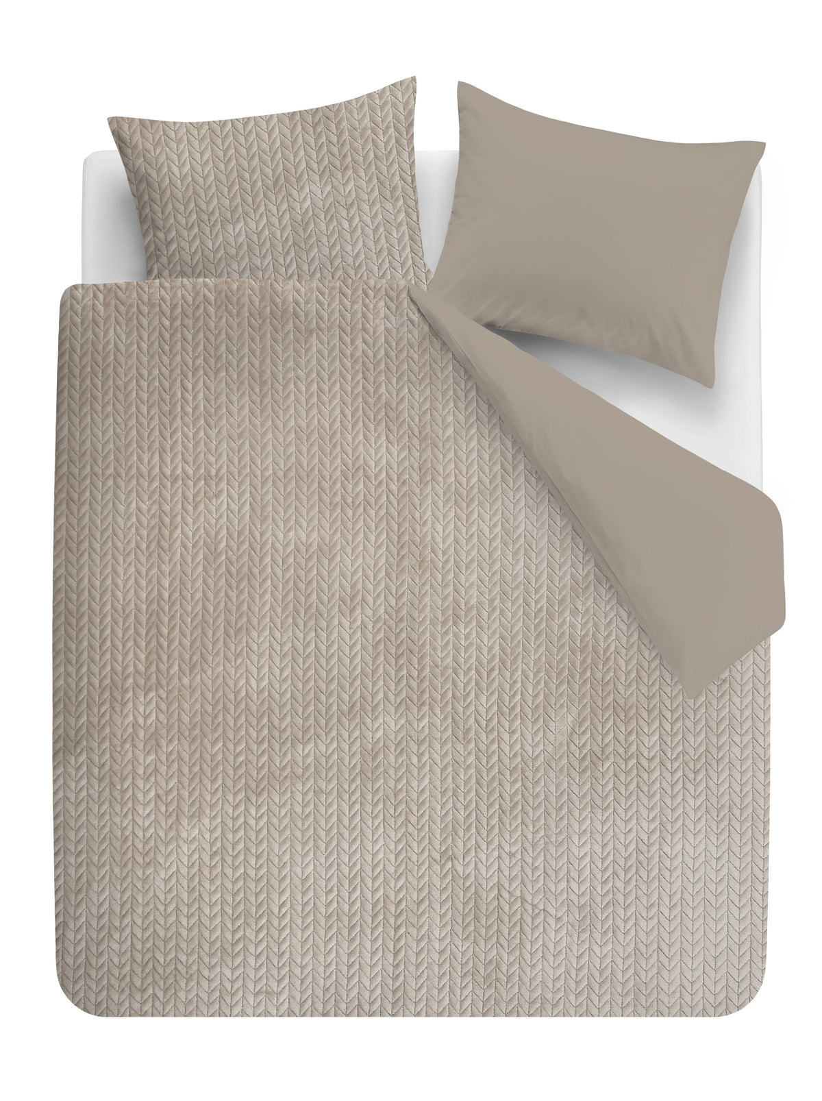 Rivièra Maison Whisper Soft Bettwäsche - Taupe